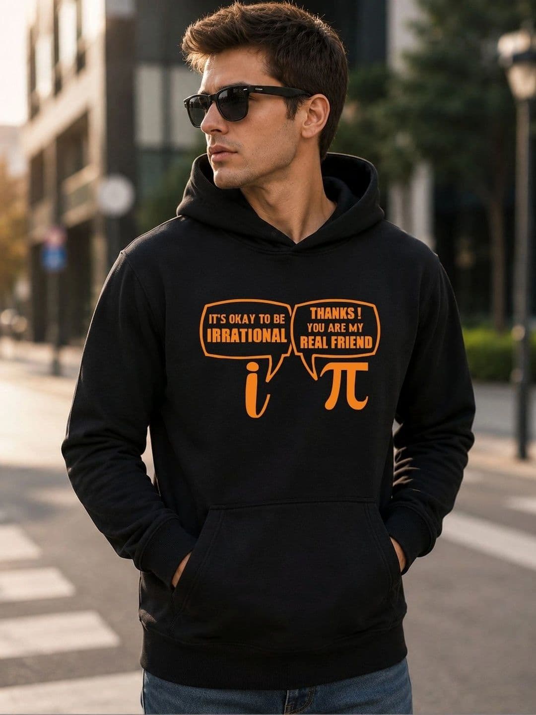 TRENDIFYTEEZ Men Printed Hooded Sweatshirt - view 1