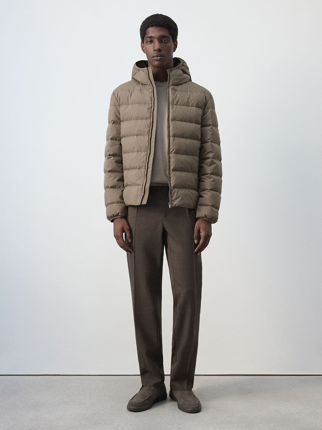 MANGO MAN Puffer Jacket with Hood - view 1