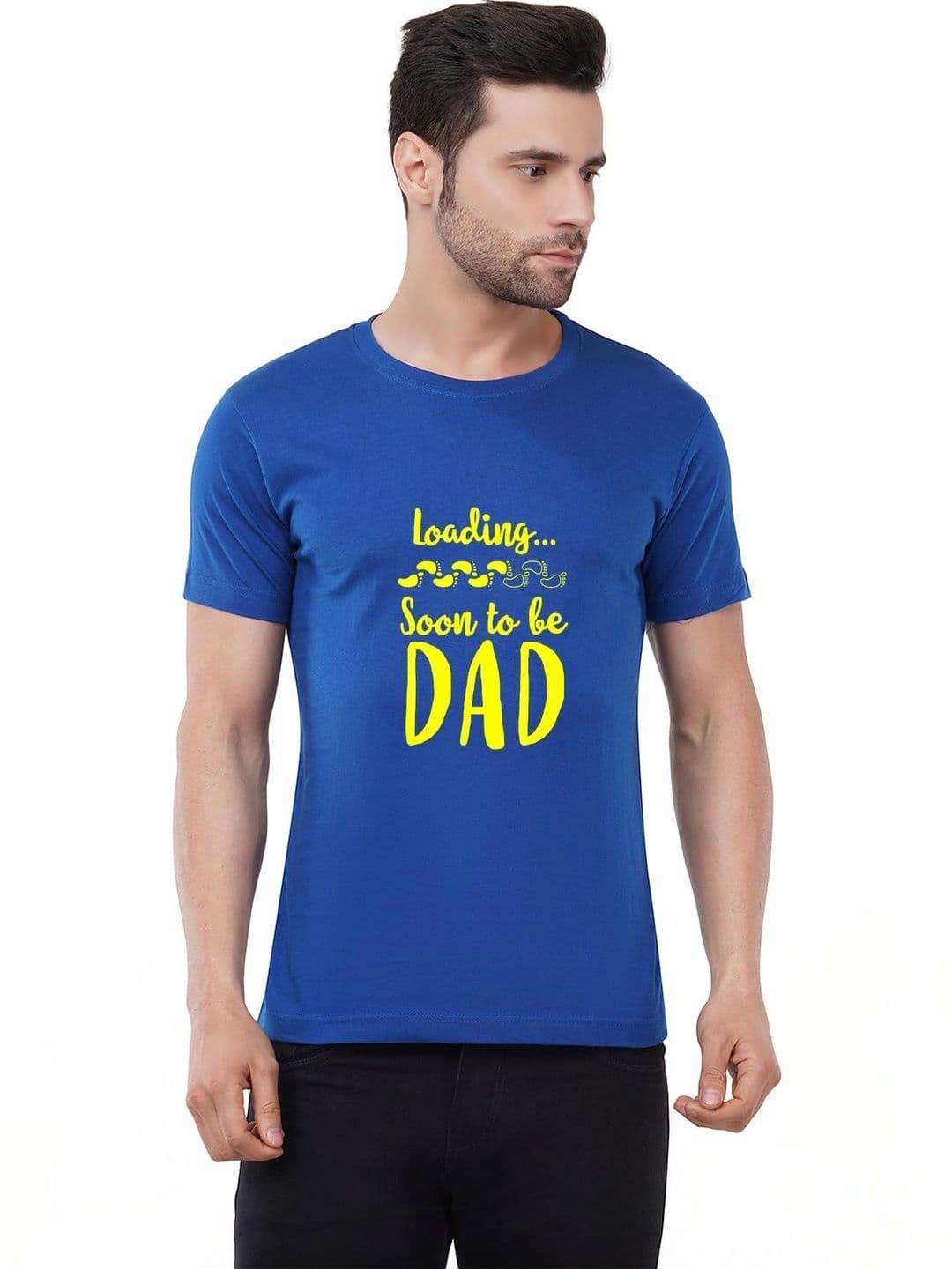 Aseria Men Cotton Typography Printed Short Sleeves T-shirt - view 1