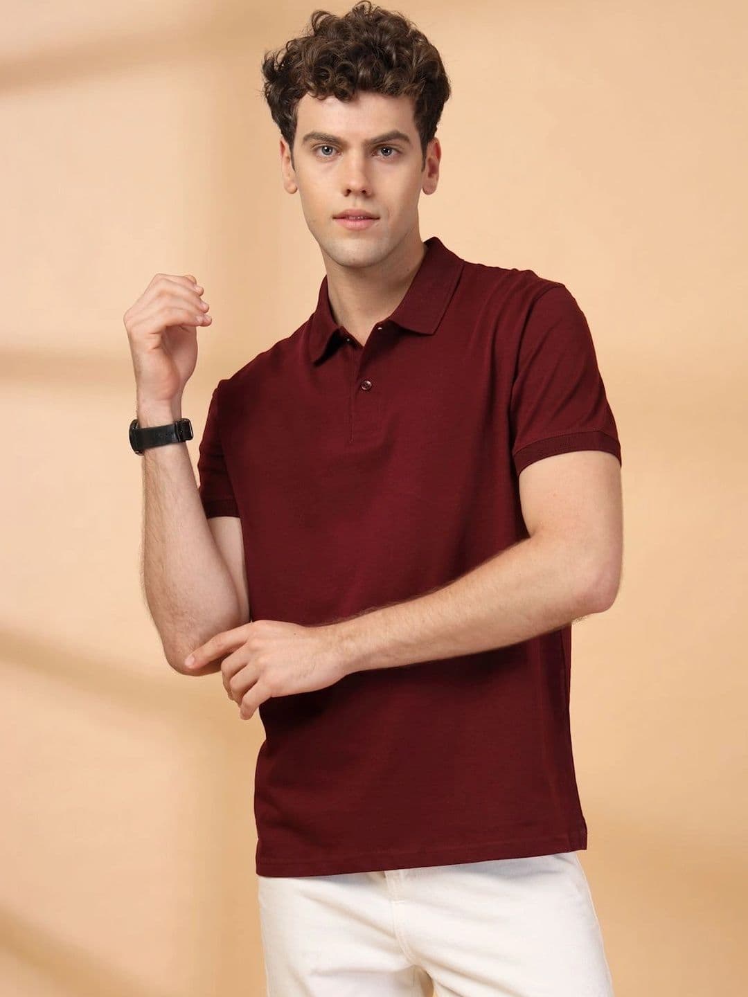 HERE&NOW Men Polo Collar T-shirt - view 1