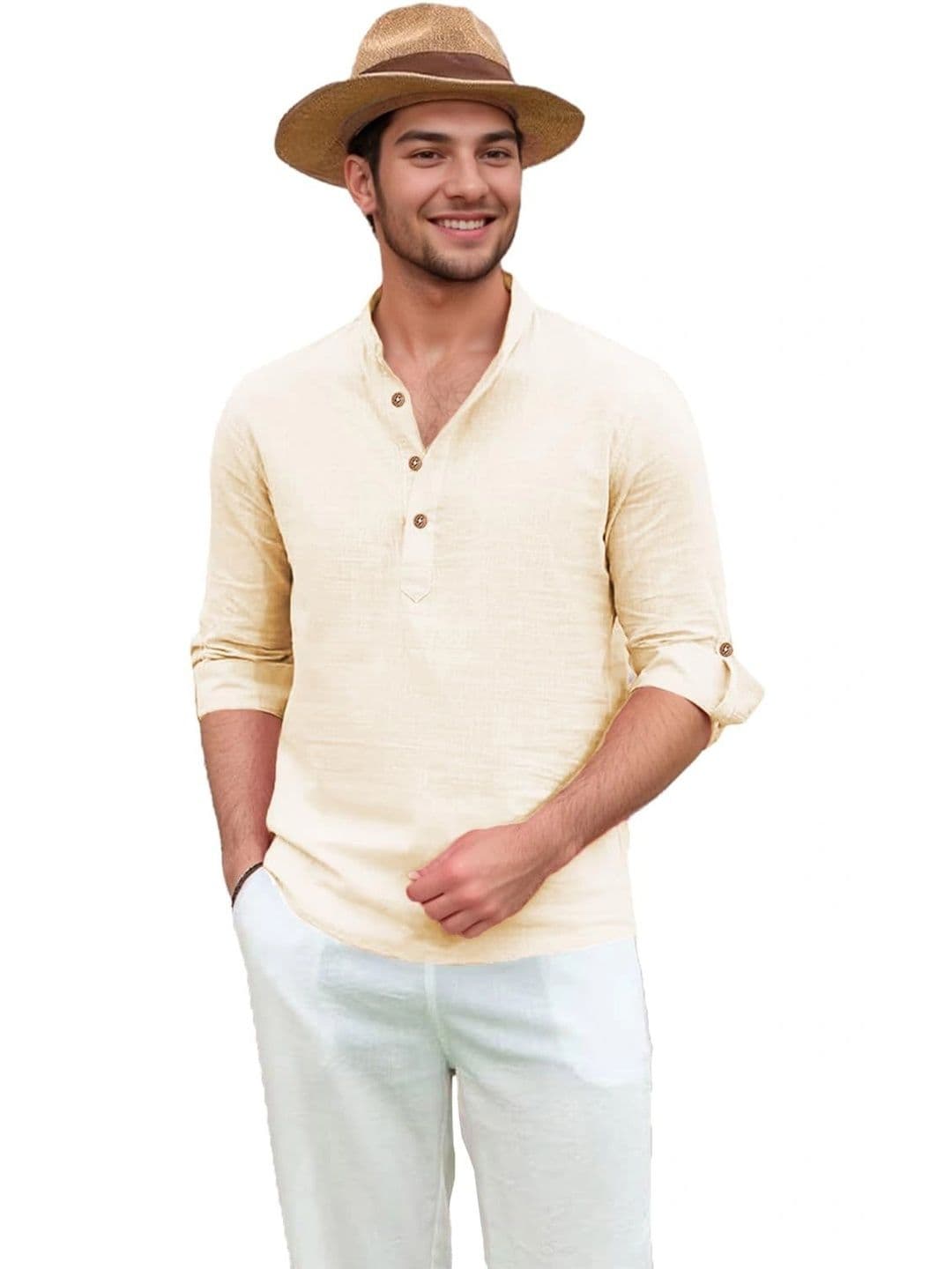 BLUE ROBED Men Kurta - view 1
