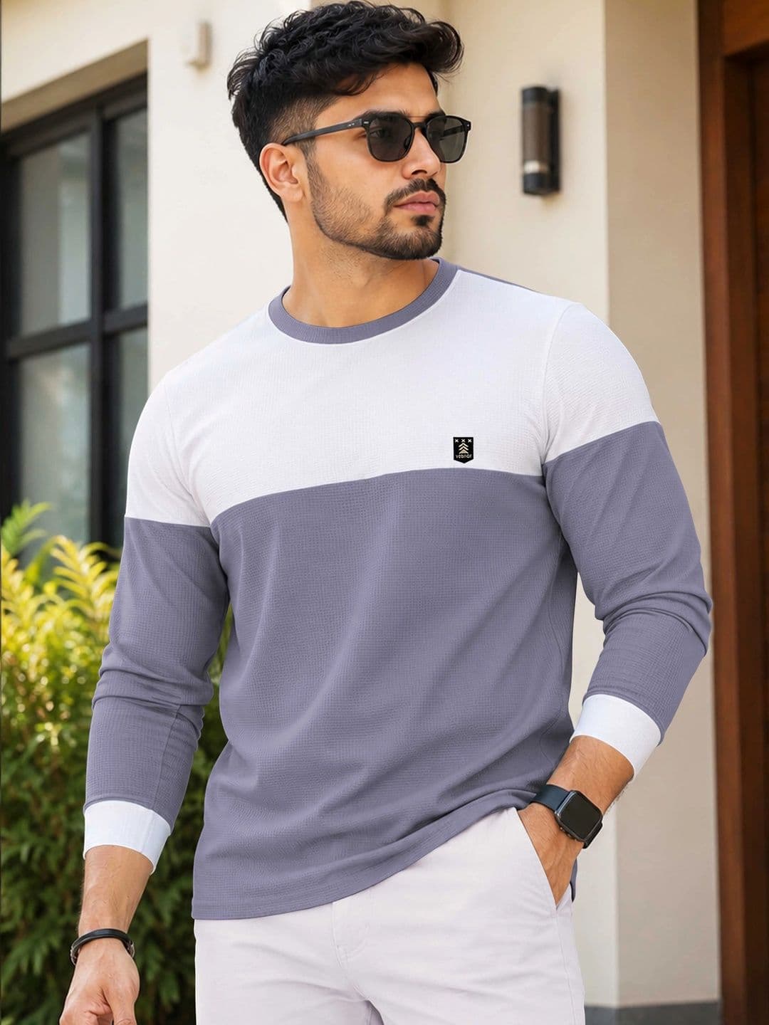 VeBNoR Men Colourblocked T-shirt - view 1
