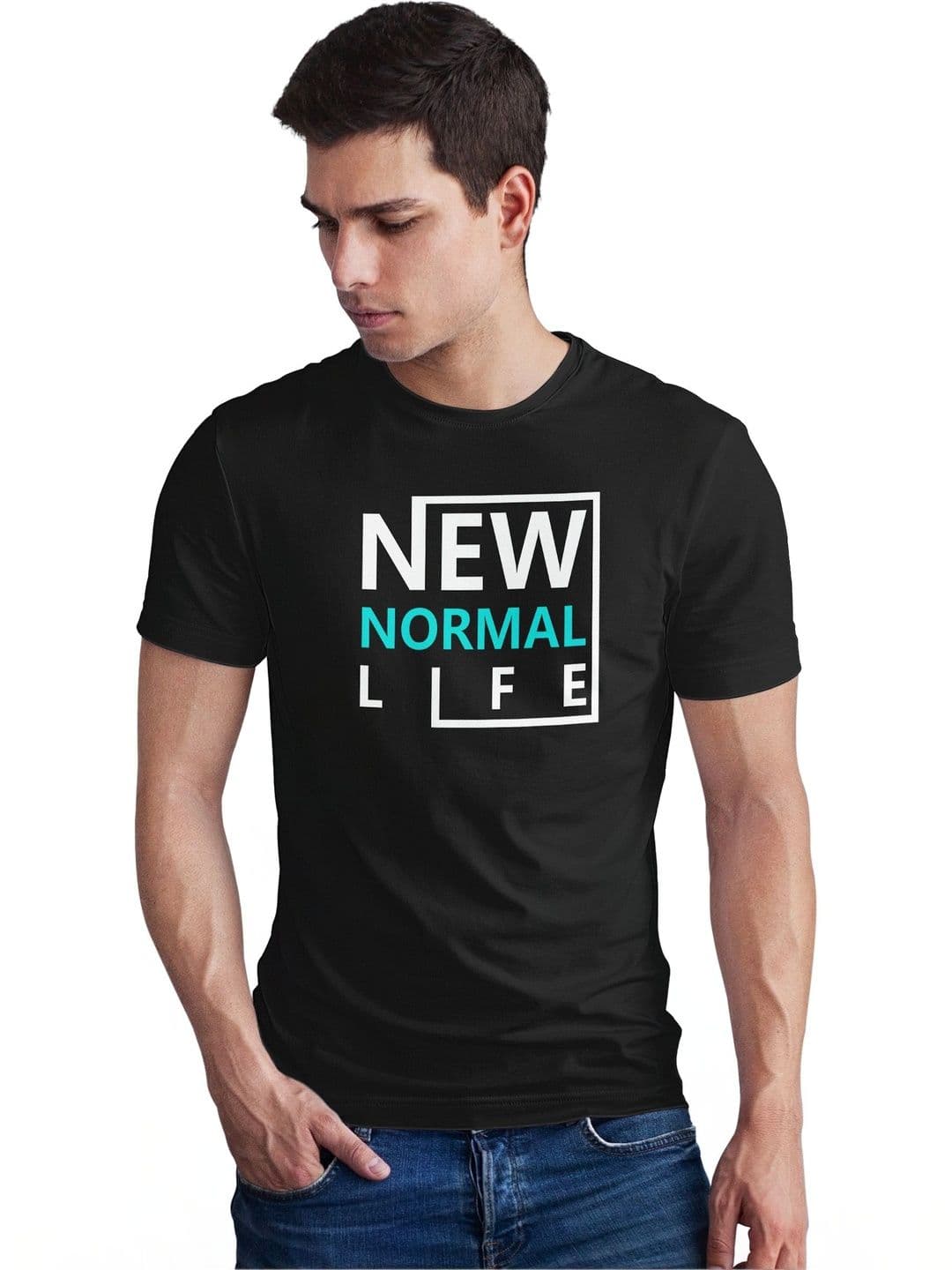 Seekbuylove Men Typography Printed Bio Finish T-shirt - view 1