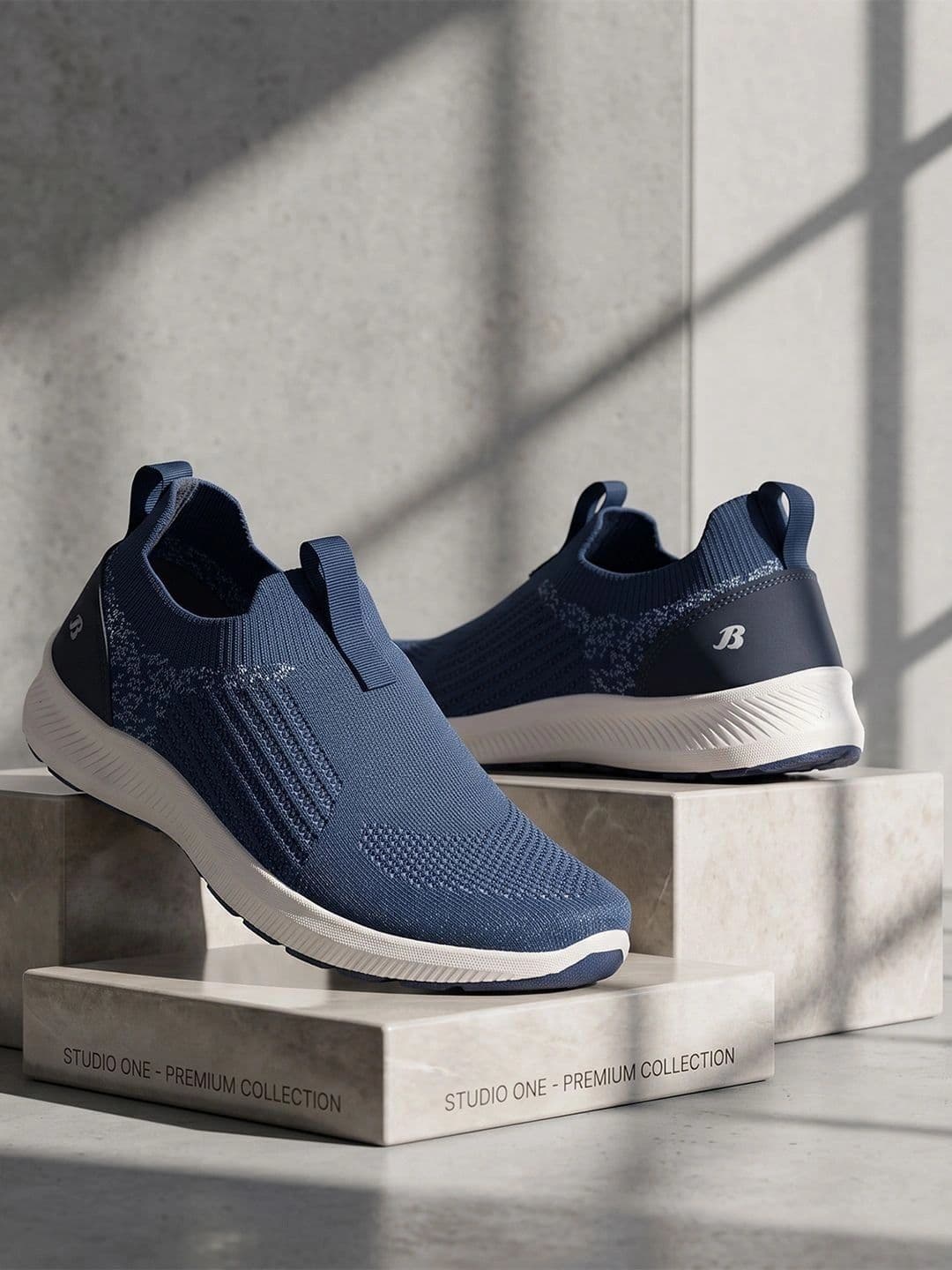 Bata Men Textured Canvas Everyday Sneakers - view 1