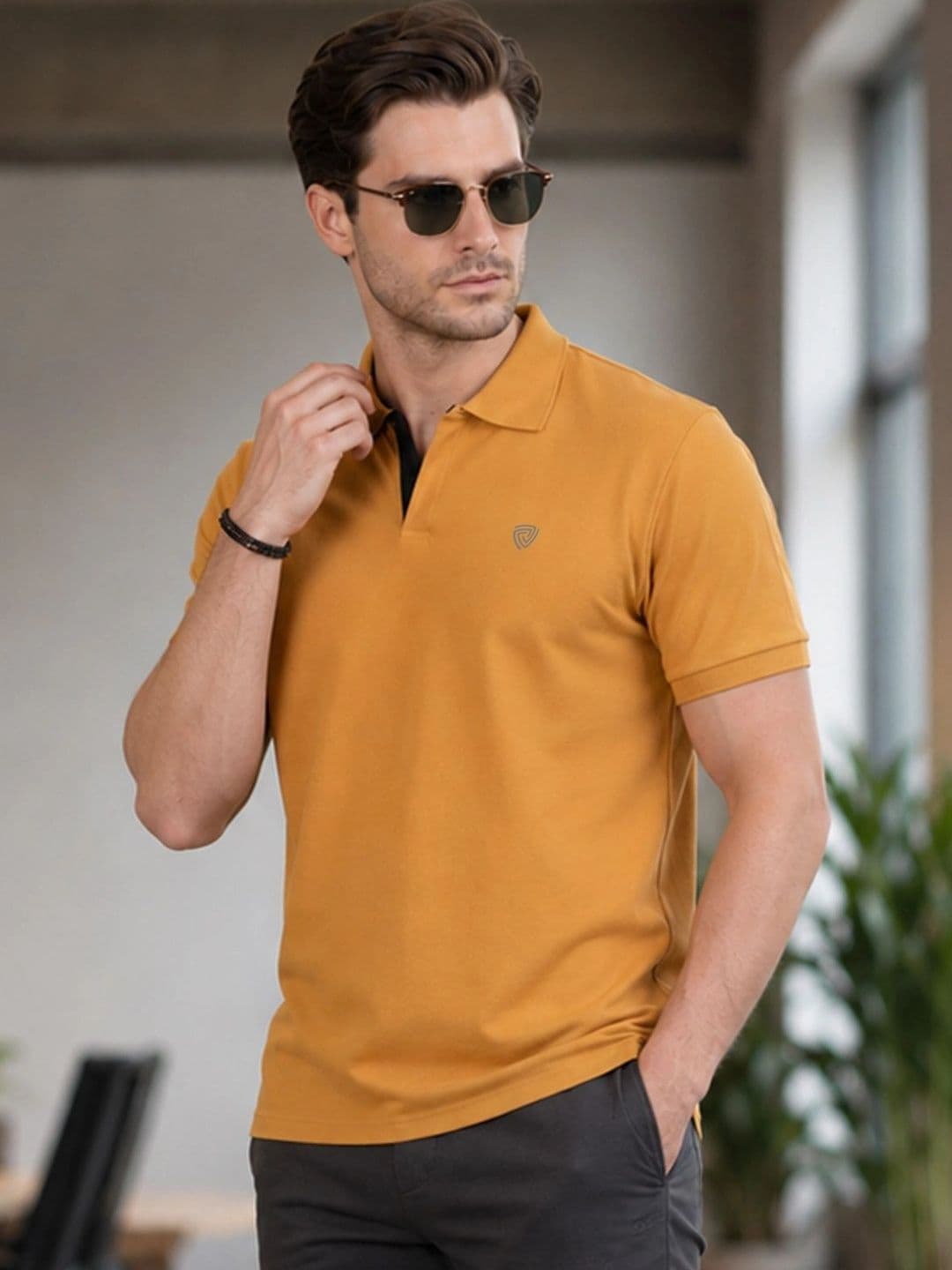 Lux Cozi Polo Collar Lounge Tshirts - view 1
