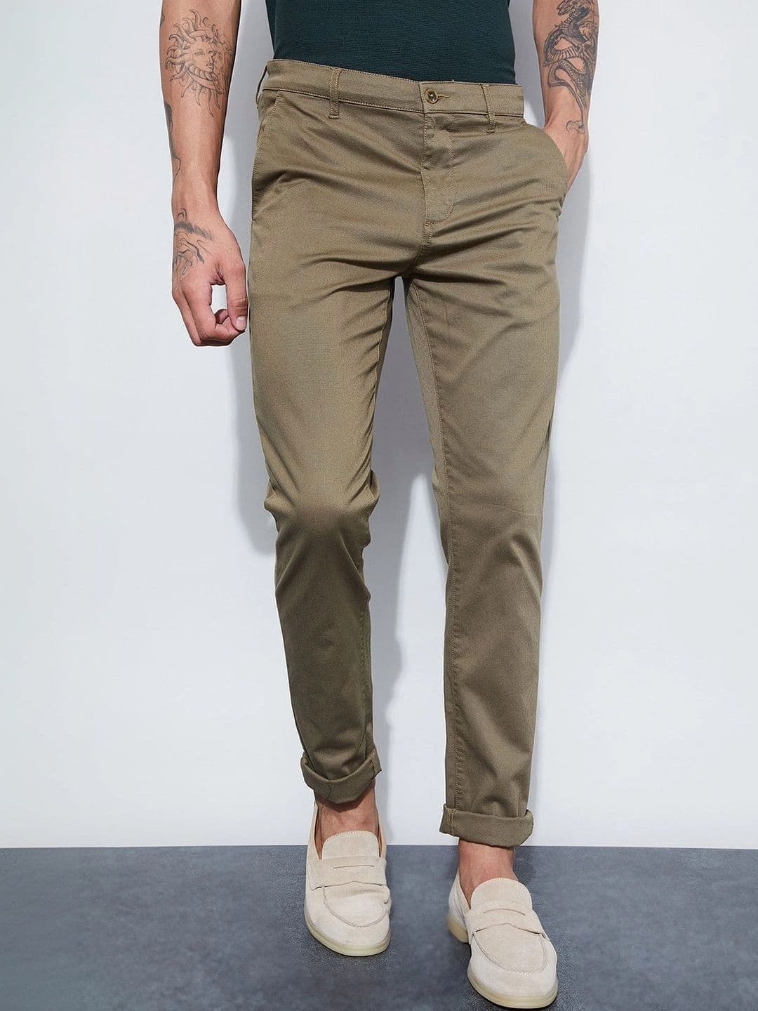 CODE by Lifestyle Men Slim Fit Easy Wash Trousers - view 1