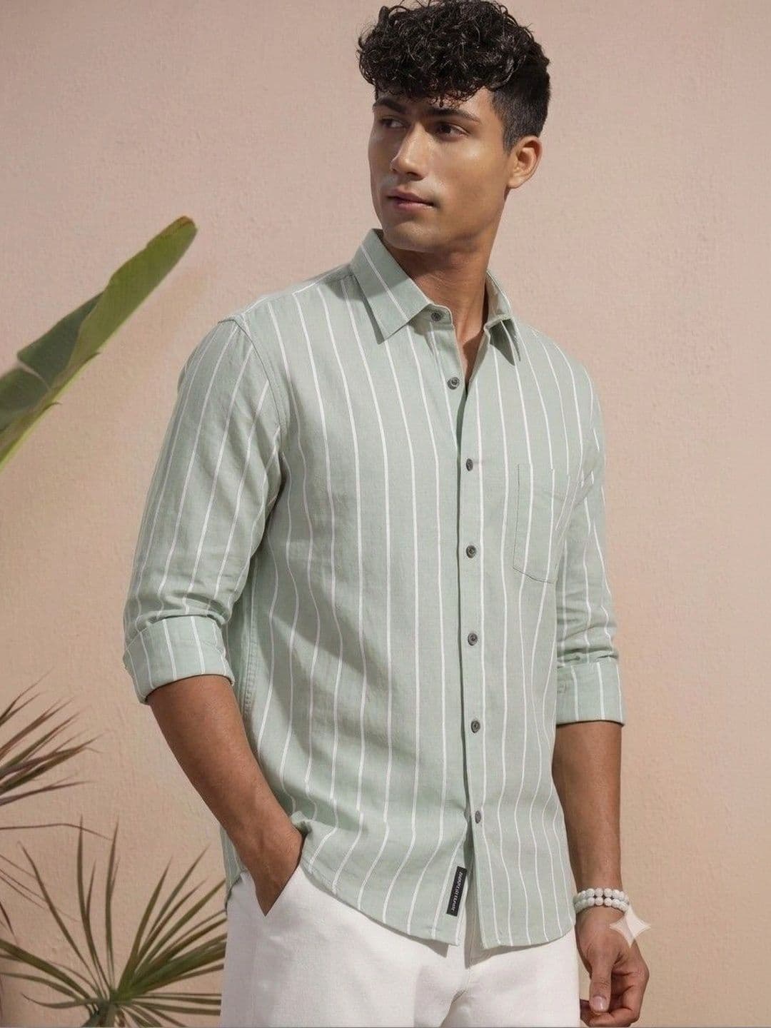 HEMS TRENDS Men Classic Striped Casual Shirt - view 1