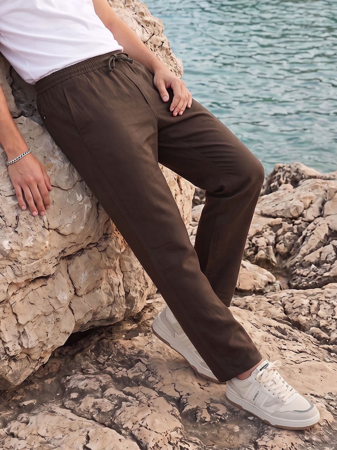 Nautica Men Pure Cotton Chinos Trousers - view 1