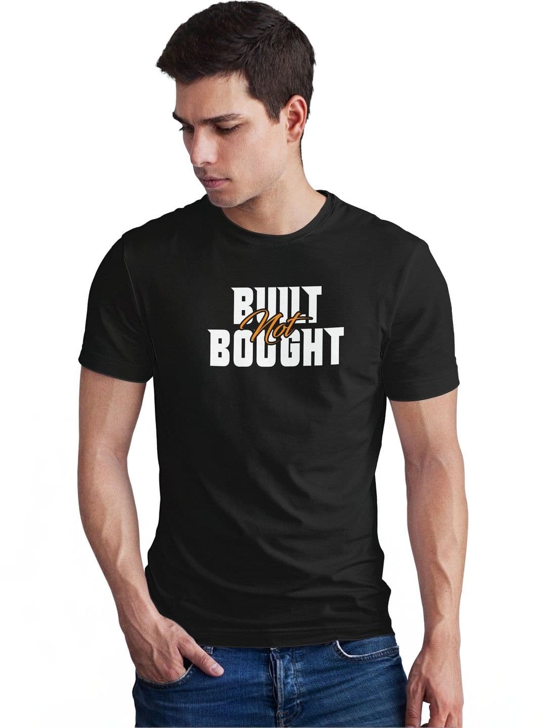 Seekbuylove Men Typography Printed Bio Finish T-shirt - view 1