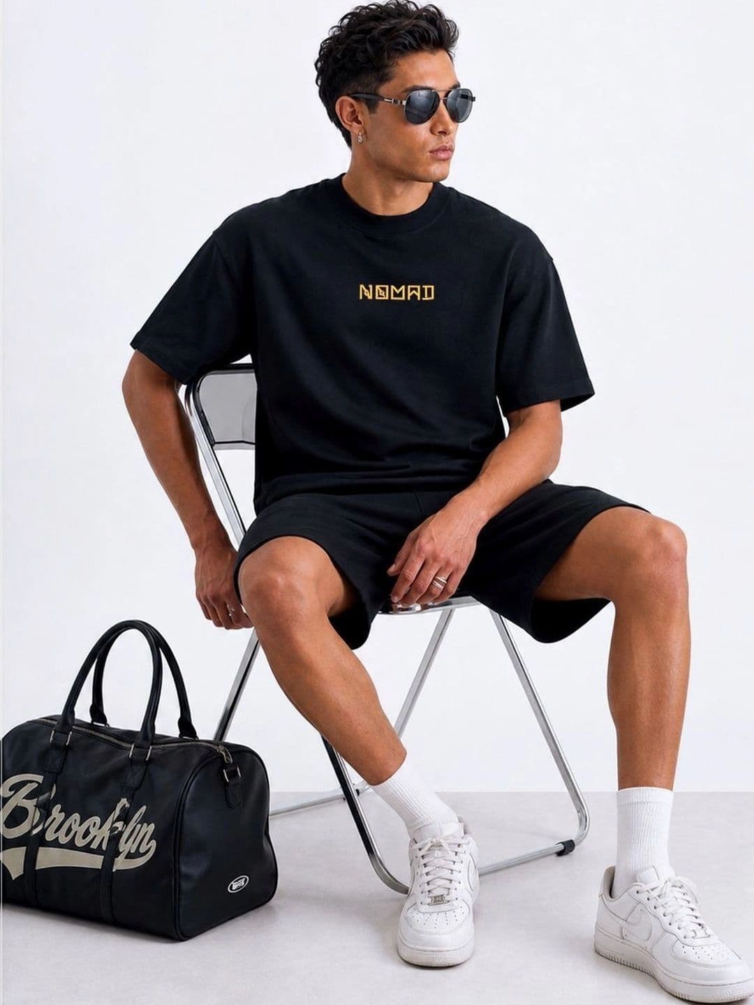 BRAHMOR Men Drop-Shoulder Sleeves T-shirt - view 1