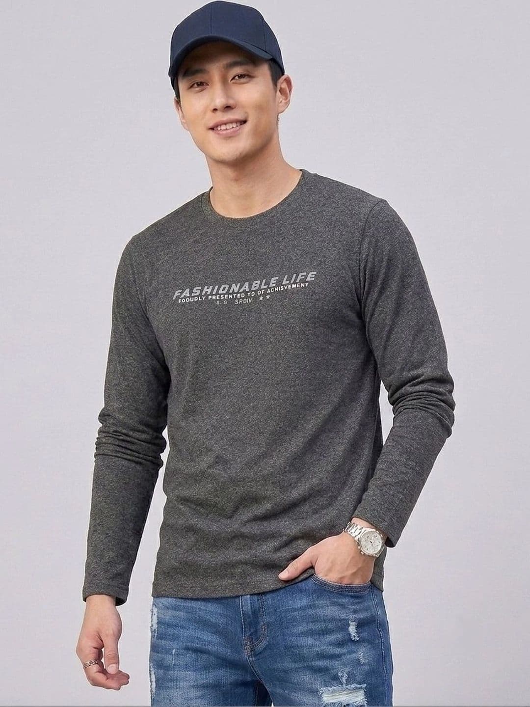 Moda Rapido Men Typography Printed T-shirt - view 1