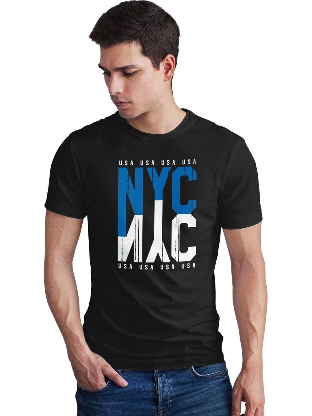 Seekbuylove Men Typography Printed Bio Finish T-shirt - view 1
