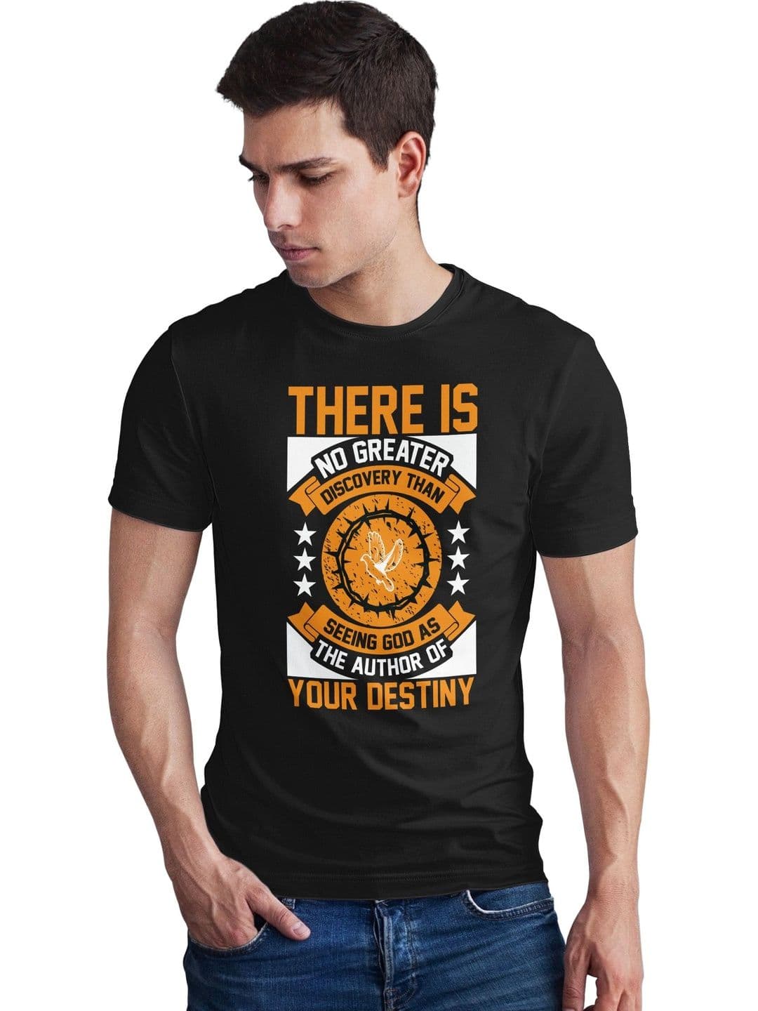 Seekbuylove Men Typography Printed Bio Finish T-shirt - view 1
