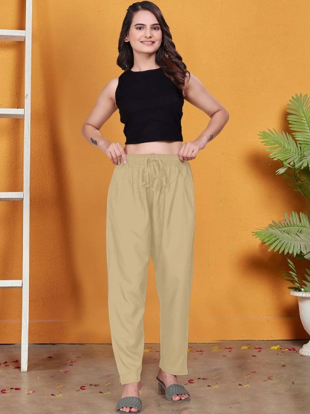 Komurr Women Relaxed Easy Wash Trousers - view 1