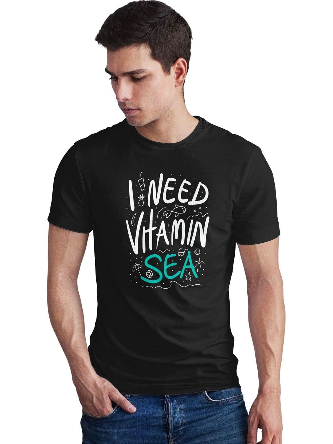 Seekbuylove Men Typography Printed Bio Finish T-shirt - view 1