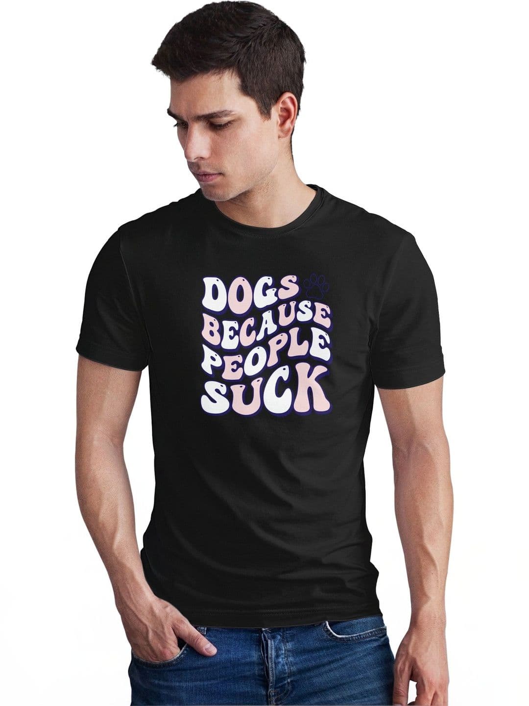 Seekbuylove Men Typography Printed Bio Finish T-shirt - view 1