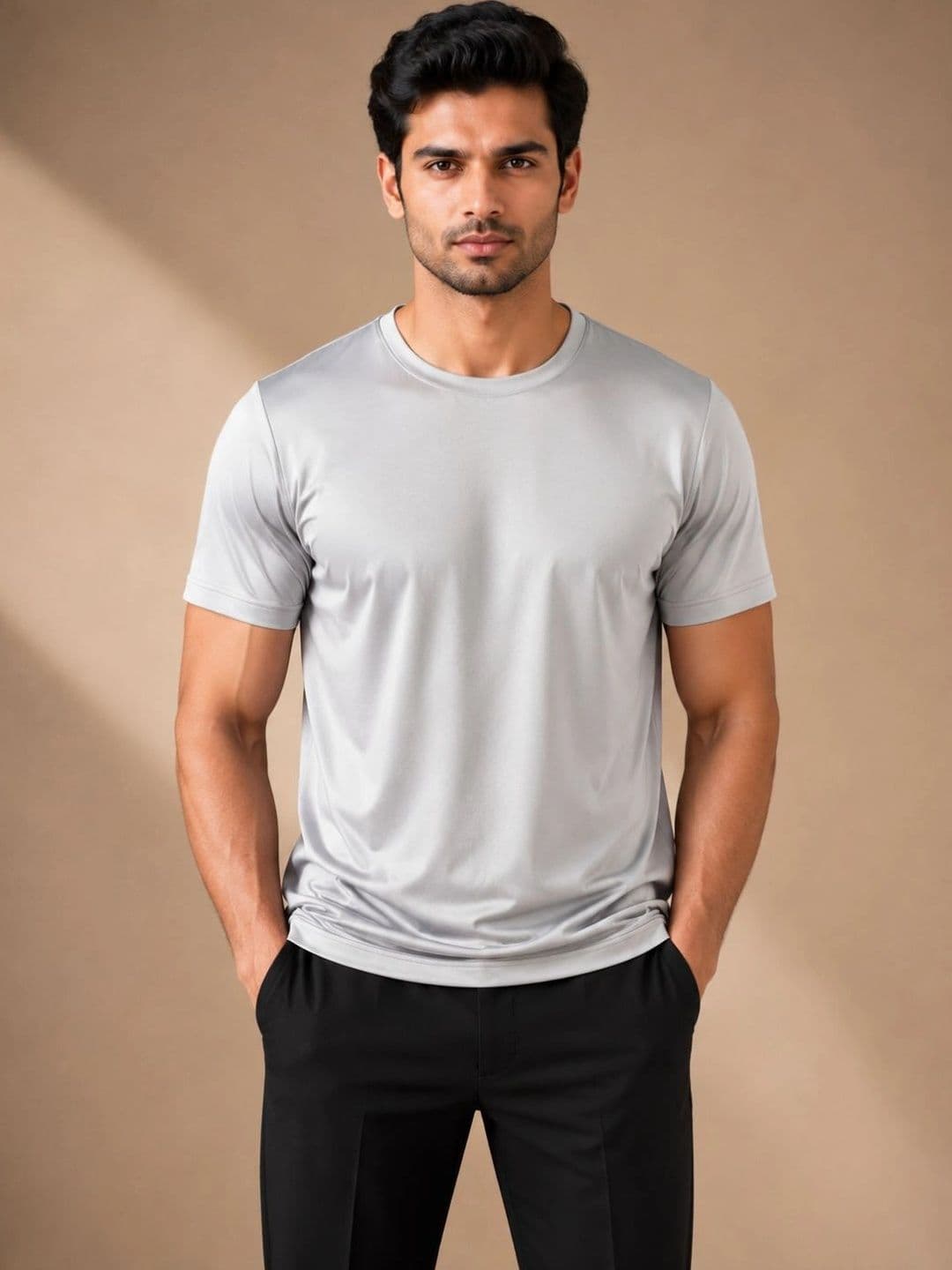 Pure Lab+ Round Neck Short Sleeves Regular Fit T-Shirt - view 1