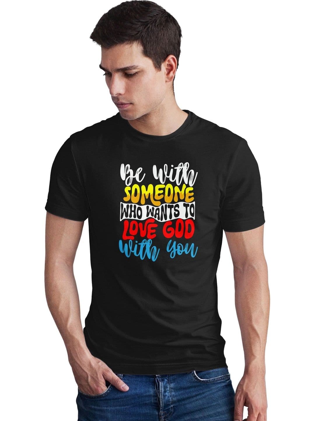Seekbuylove Men Typography Printed Bio Finish T-shirt - view 1