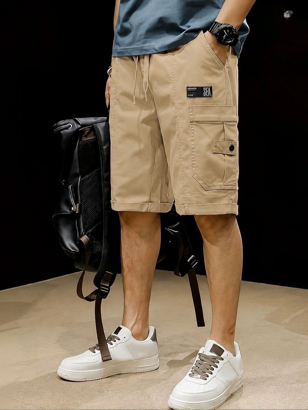 Maitri Fashion Men Cargo Shorts - view 1