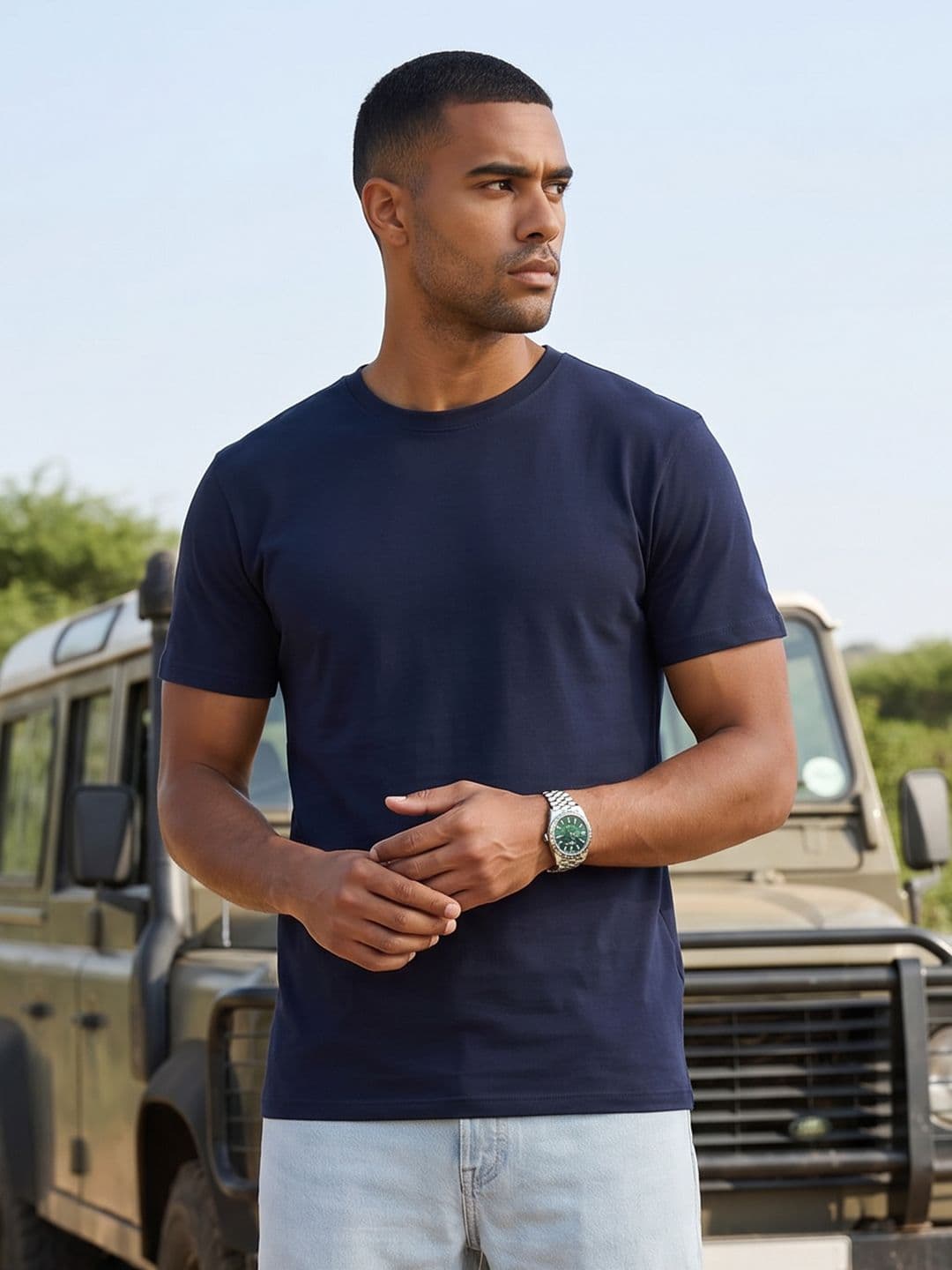 The Roadster Lifestyle Co Round Neck Tshirts - view 1