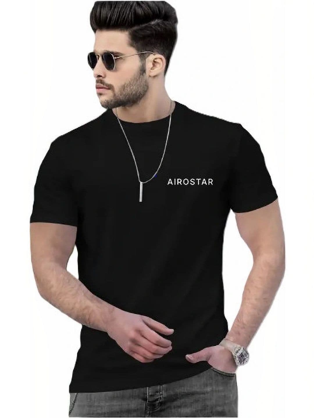 SHREEVASA Men Brand Logo Printed T-shirt - view 1
