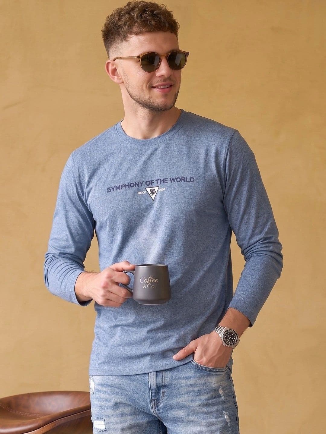 SANDPIPER Men Typography Printed T-shirt - view 1