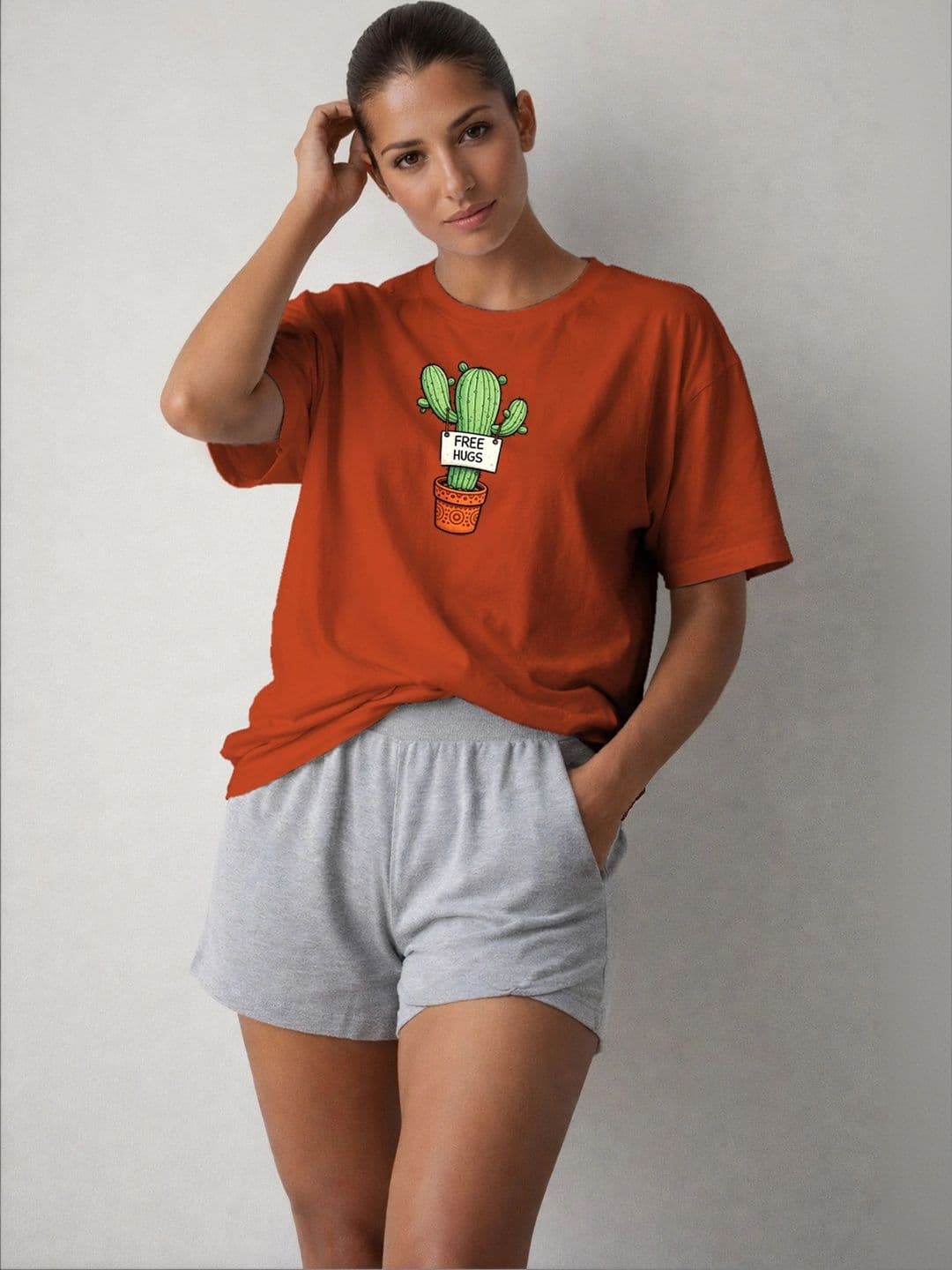 TOGS & TERRE Women Printed Organic Cotton Blend T-shirt - view 1