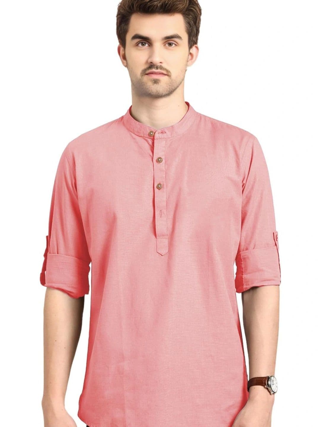 BLUE ROBED Men Kurta - view 1