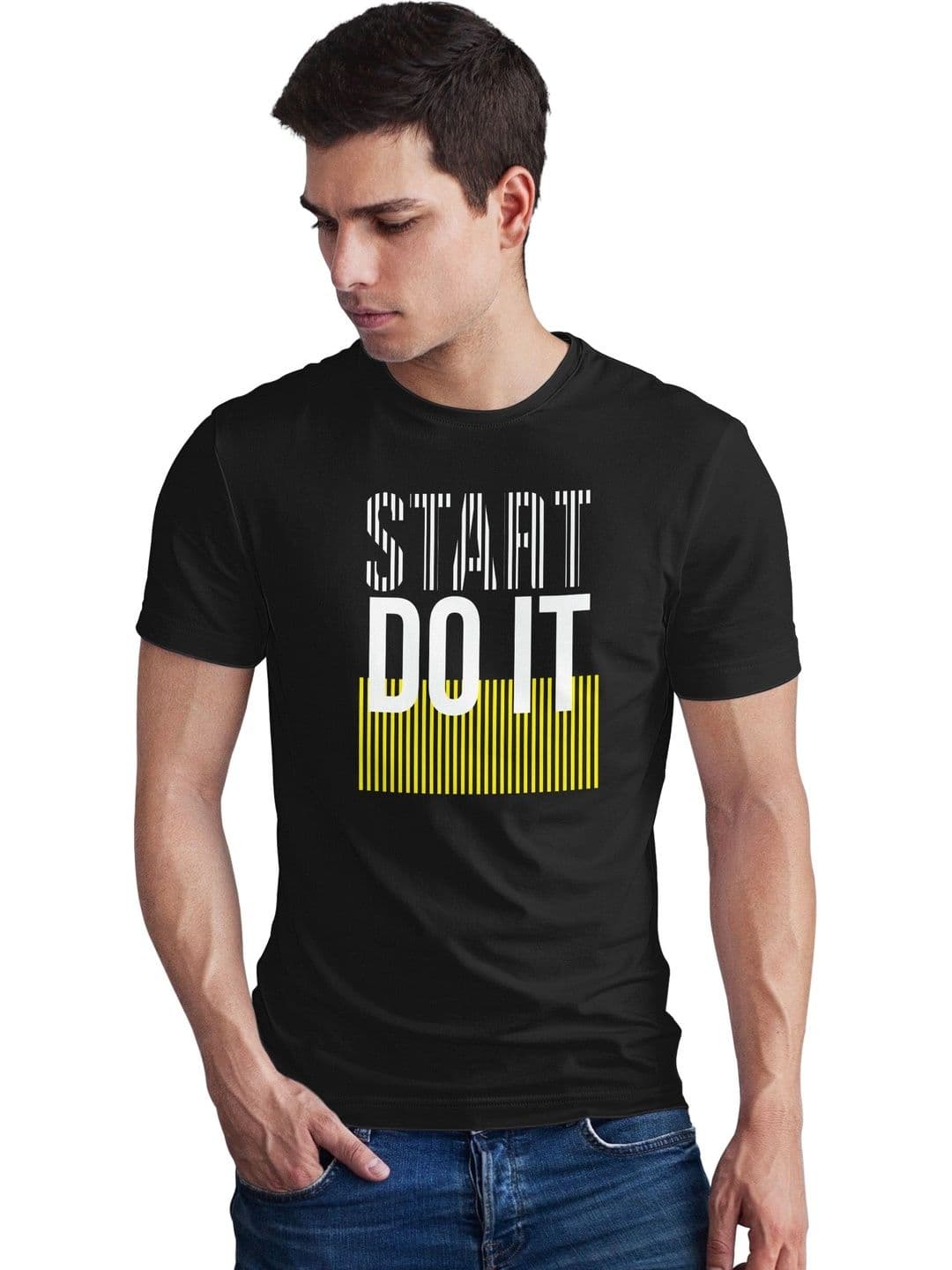 Seekbuylove Men Typography Printed Bio Finish T-shirt - view 1