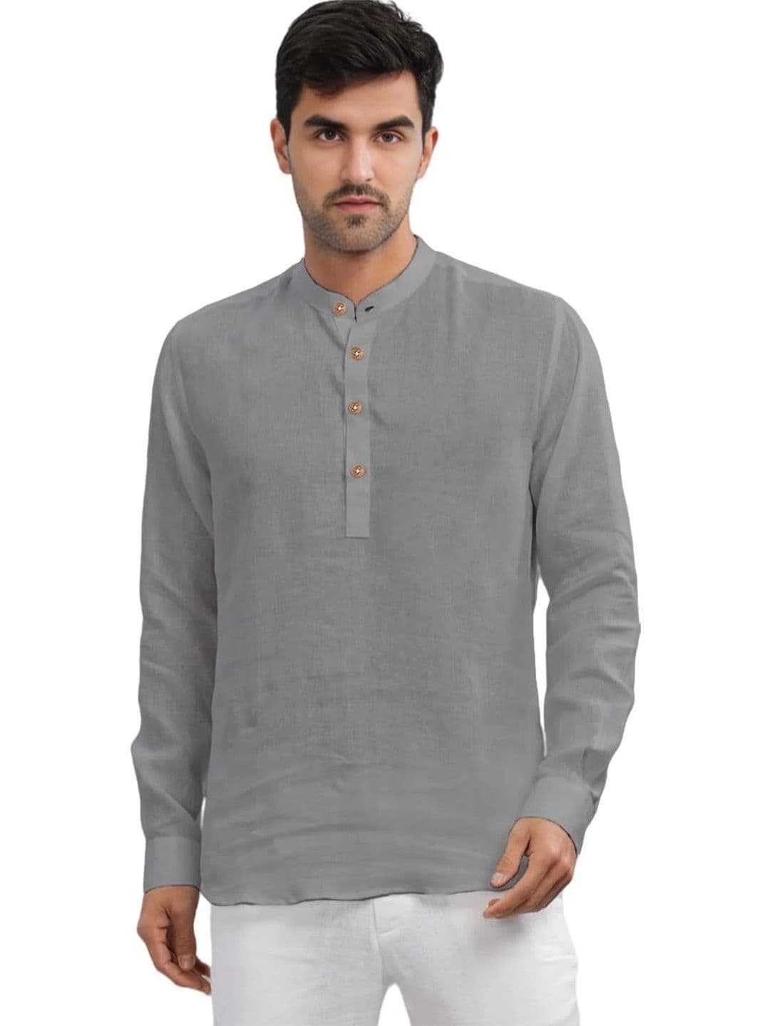 BLUE ROBED Men Kurta - view 1