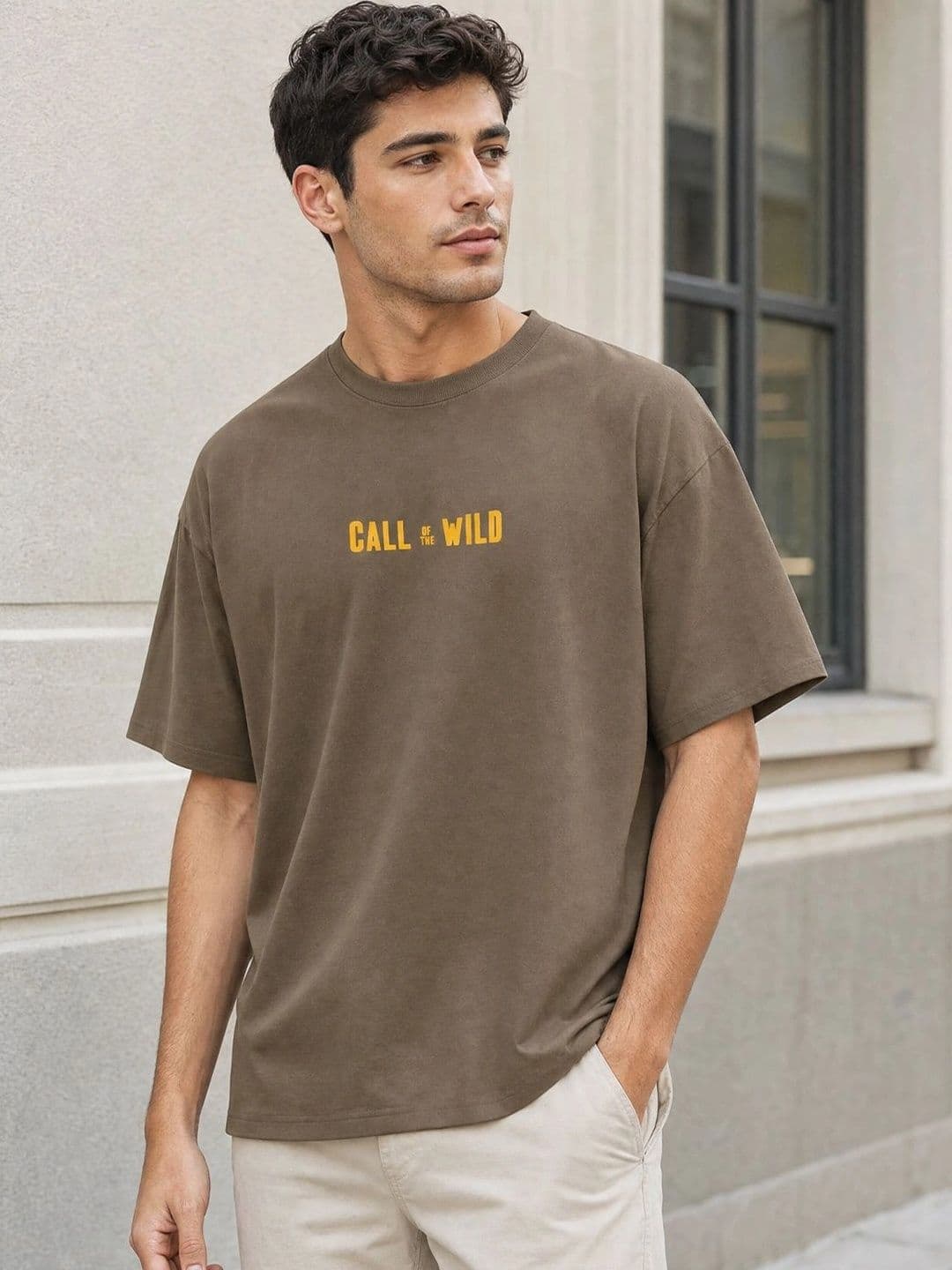 NOBERO Men Printed Pure Cotton T-shirt - view 1