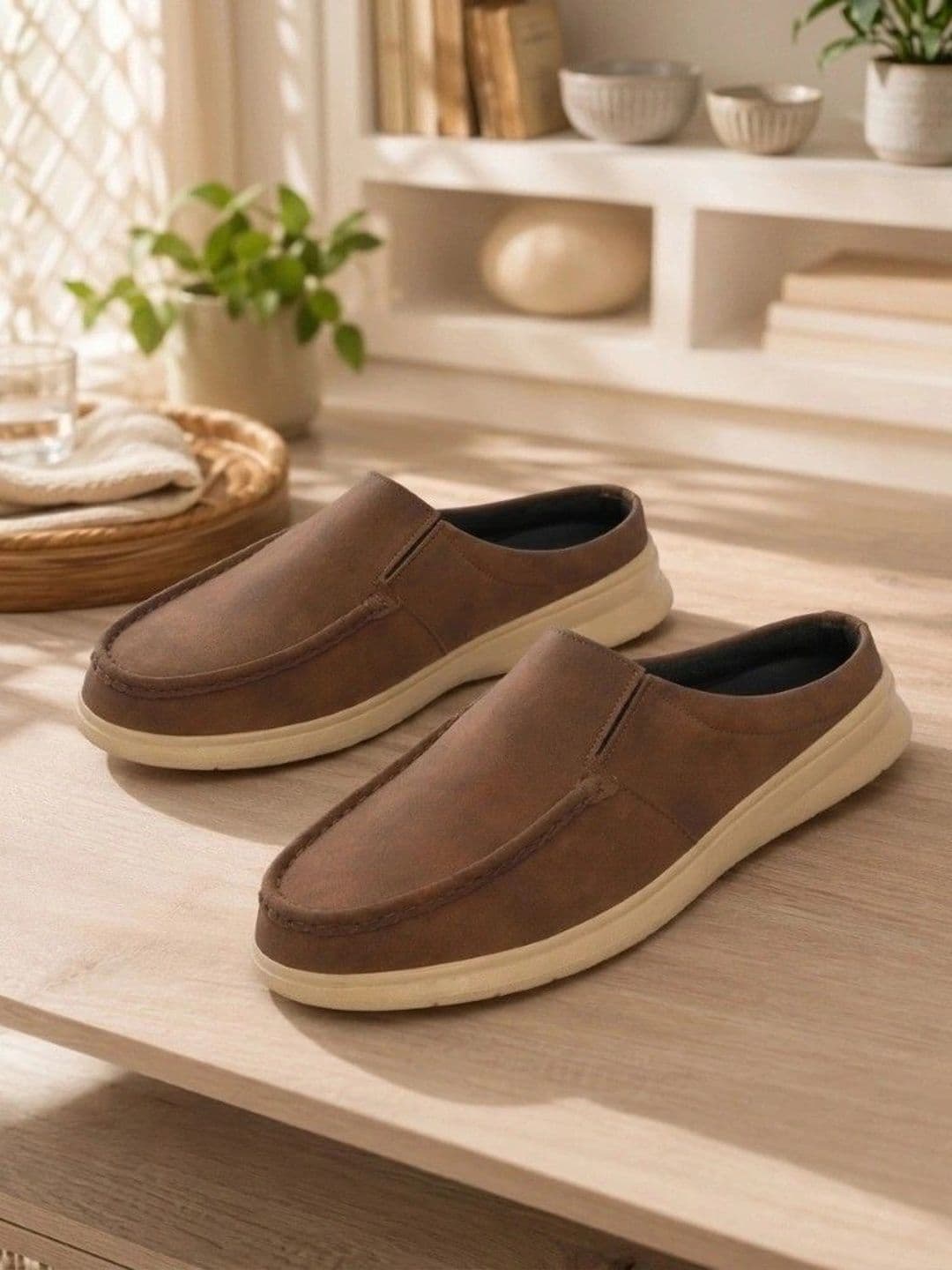 SERVER Men Suede Mules - view 1