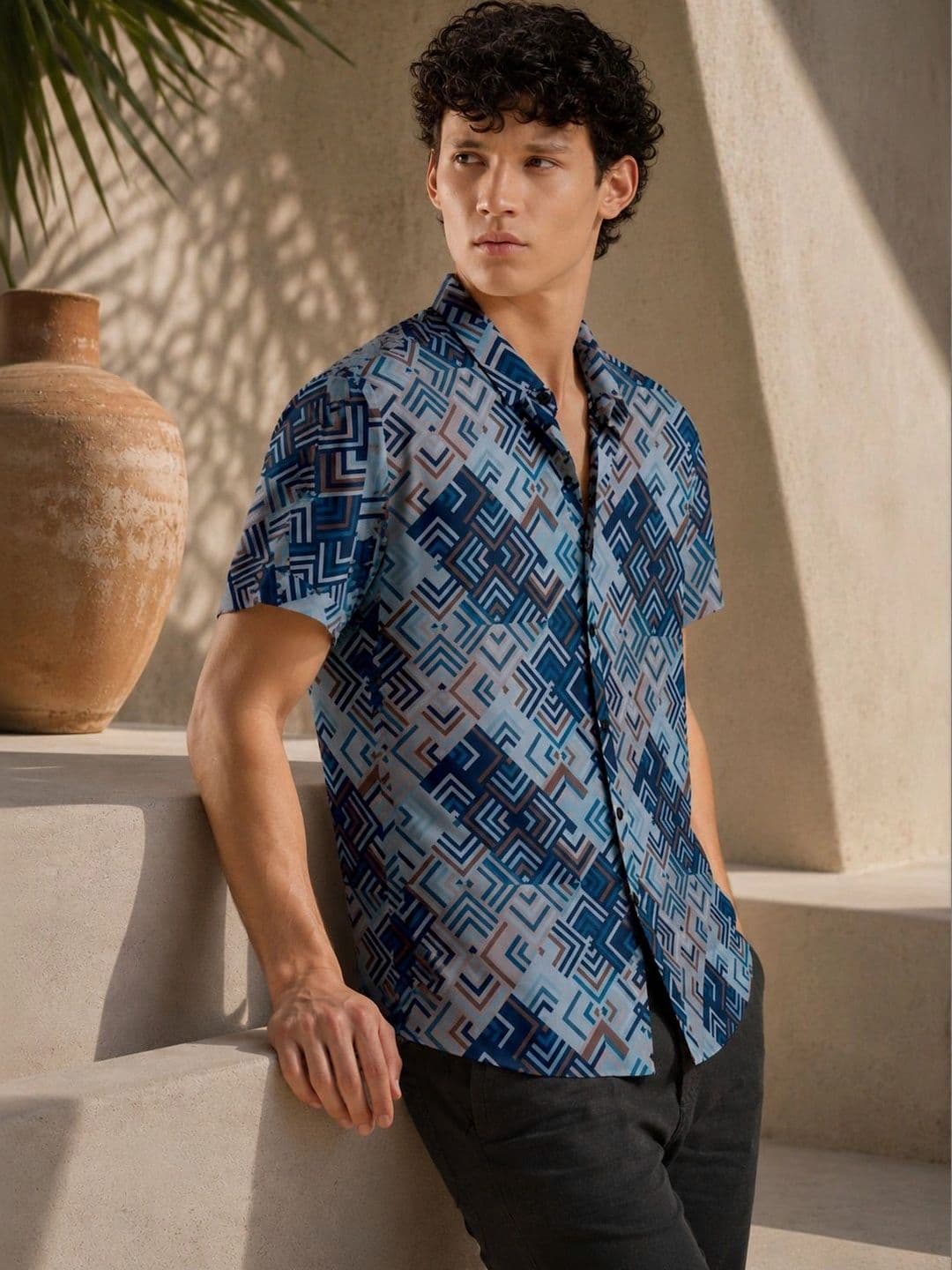 AGNIVAR COLLECTION Men Comfort Printed Casual Shirt - view 1