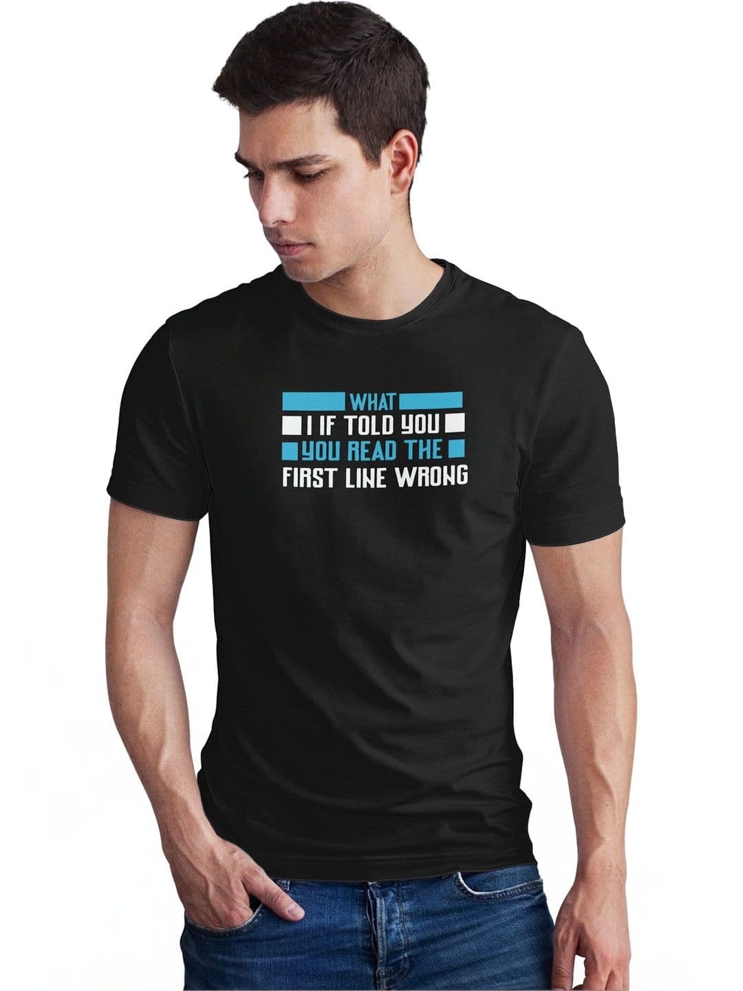 Seekbuylove Men Typography Printed Bio Finish T-shirt - view 1
