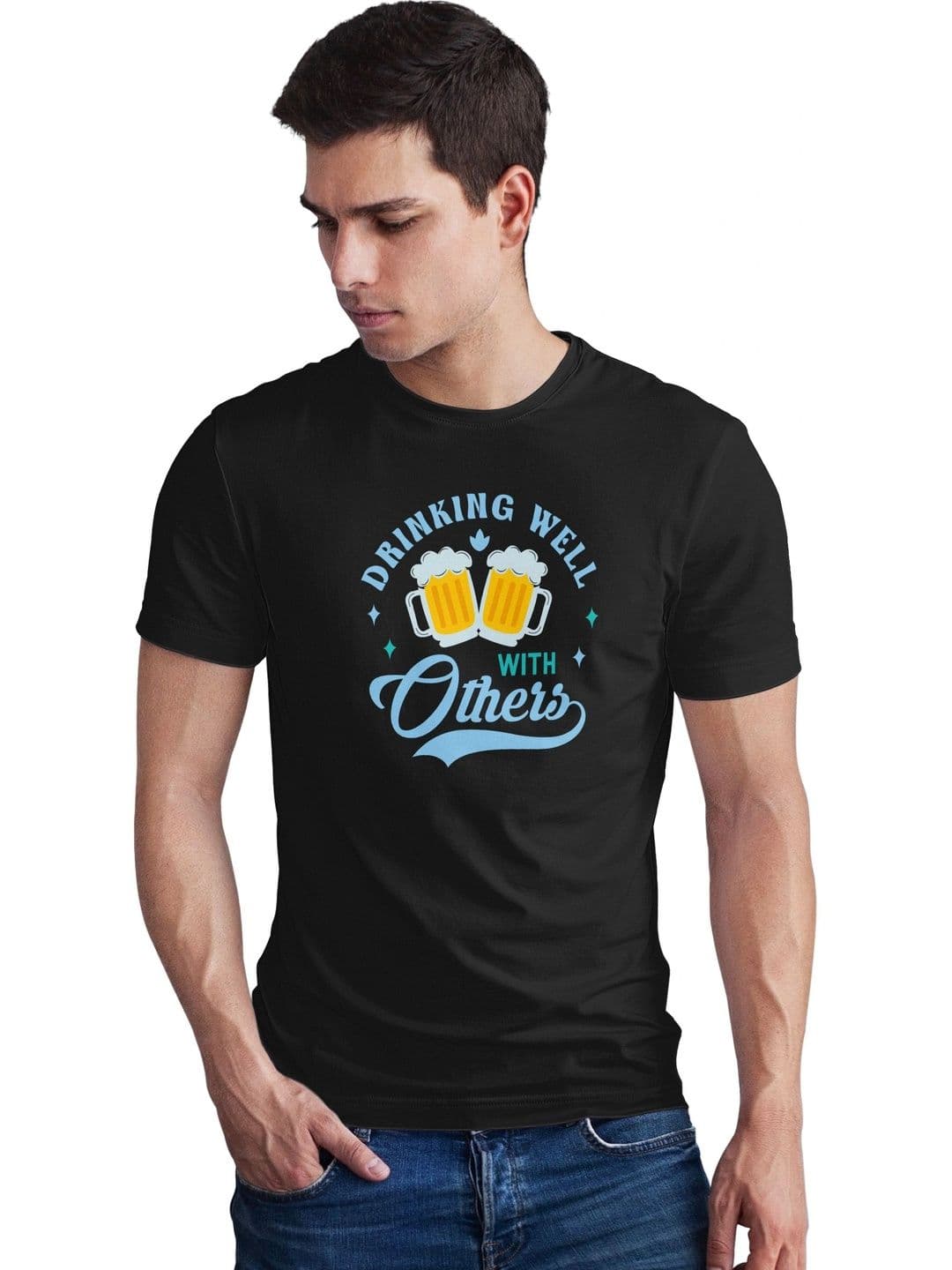 Seekbuylove Men Typography Printed Bio Finish T-shirt - view 1