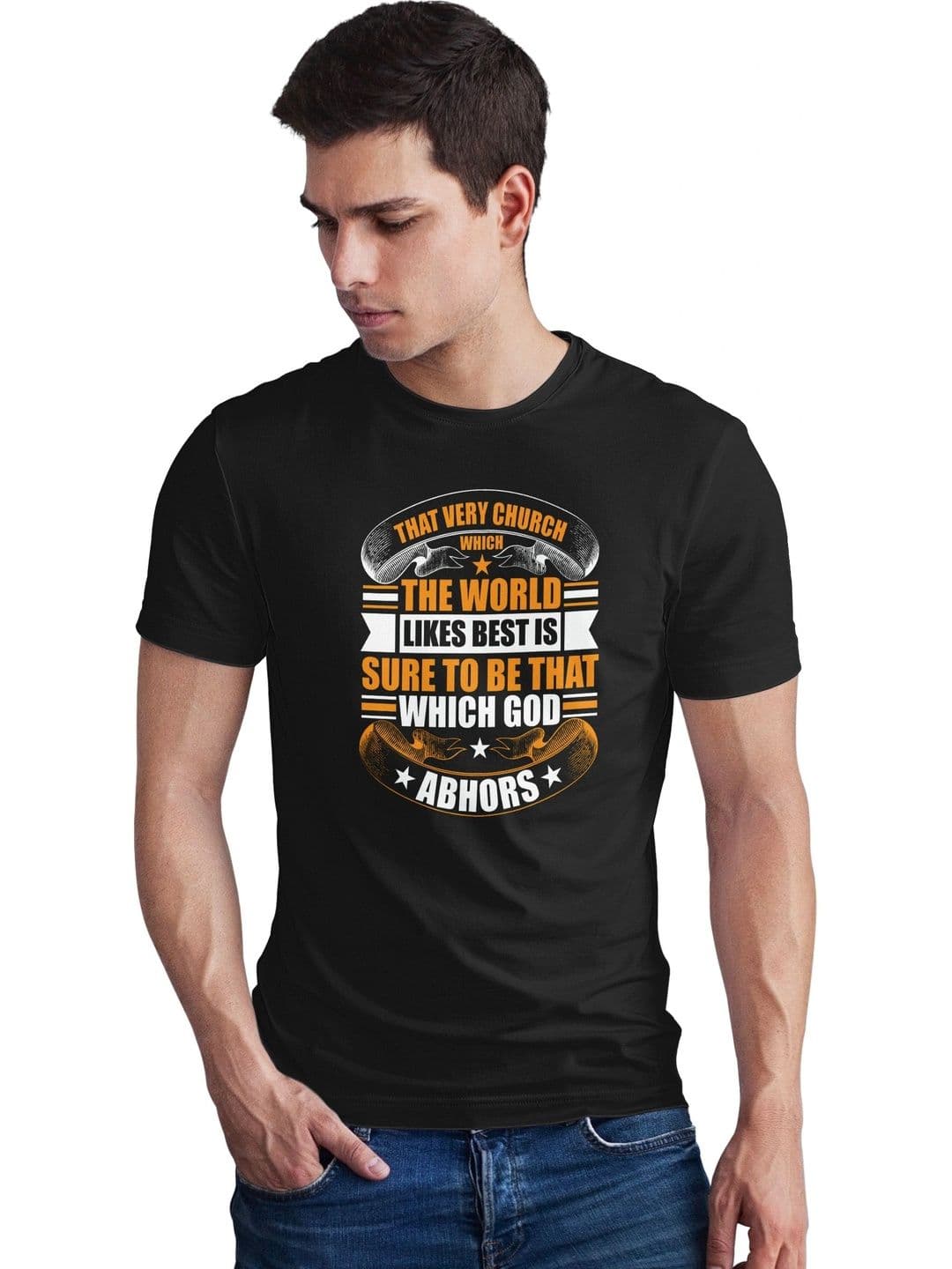 Seekbuylove Men Typography Printed Bio Finish T-shirt - view 1