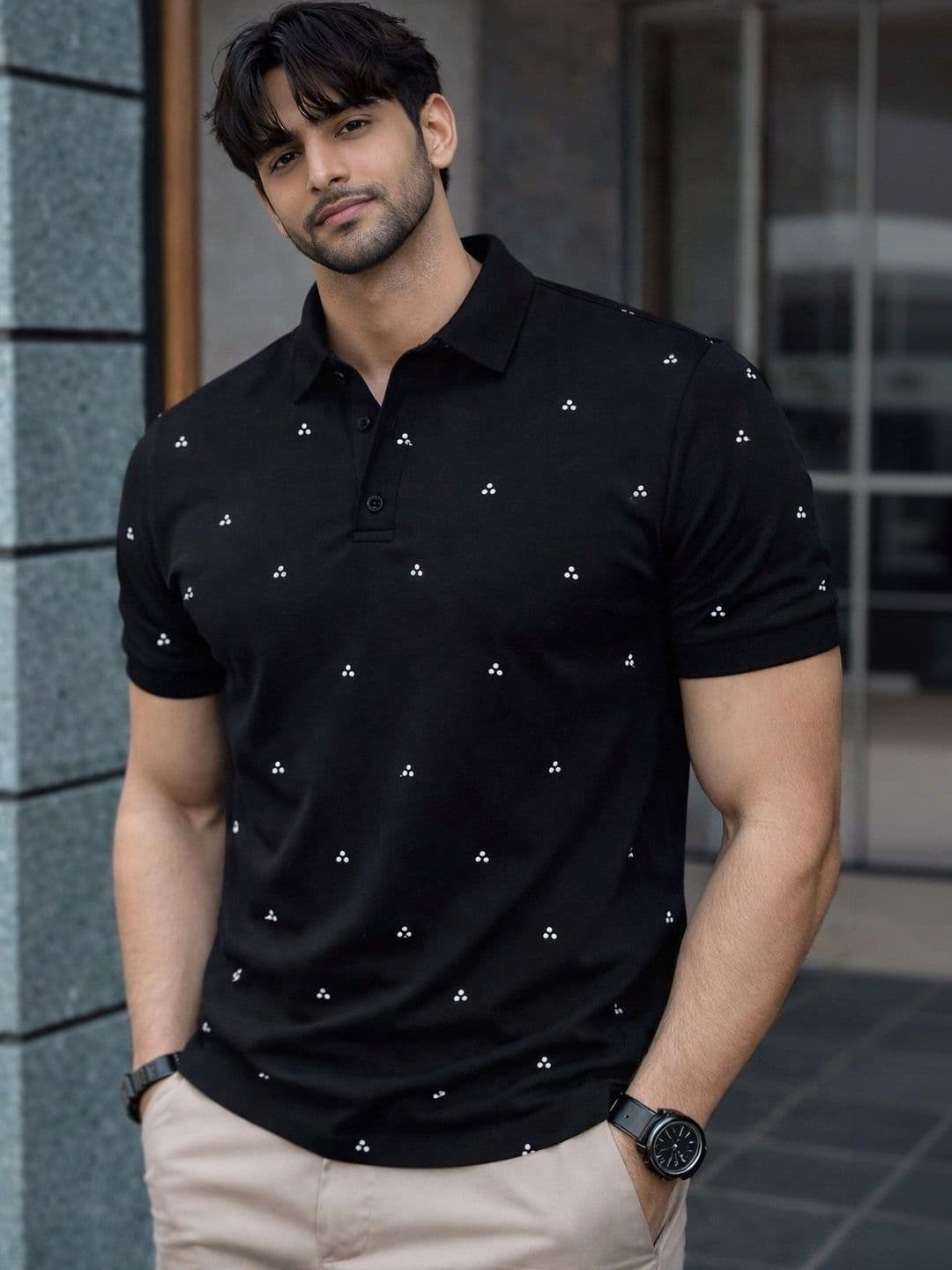 Moda Rapido Men Polo Collar T-shirt - view 1