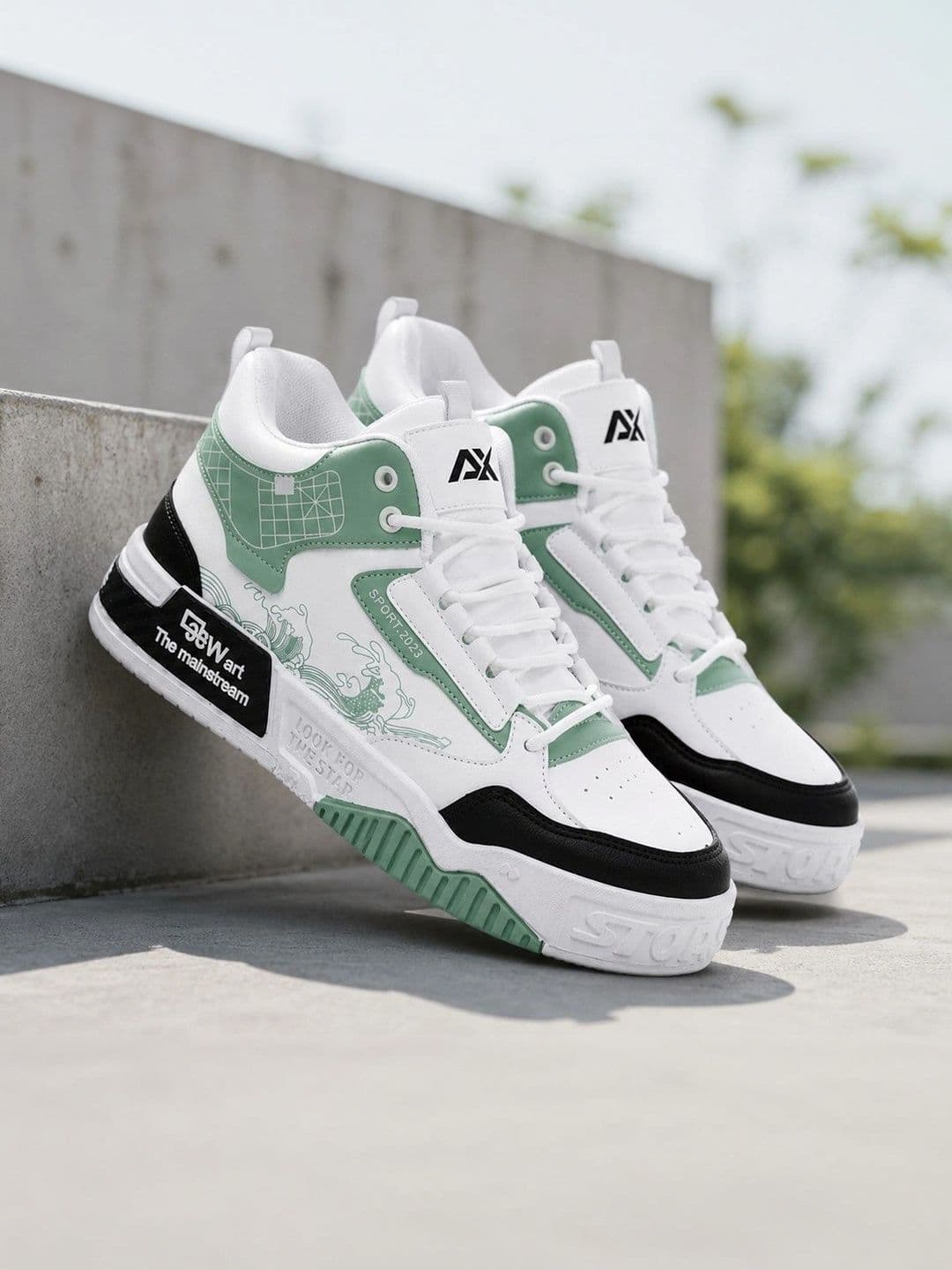 AIRBELL X AIRX Men Colourblocked Sneakers - view 1