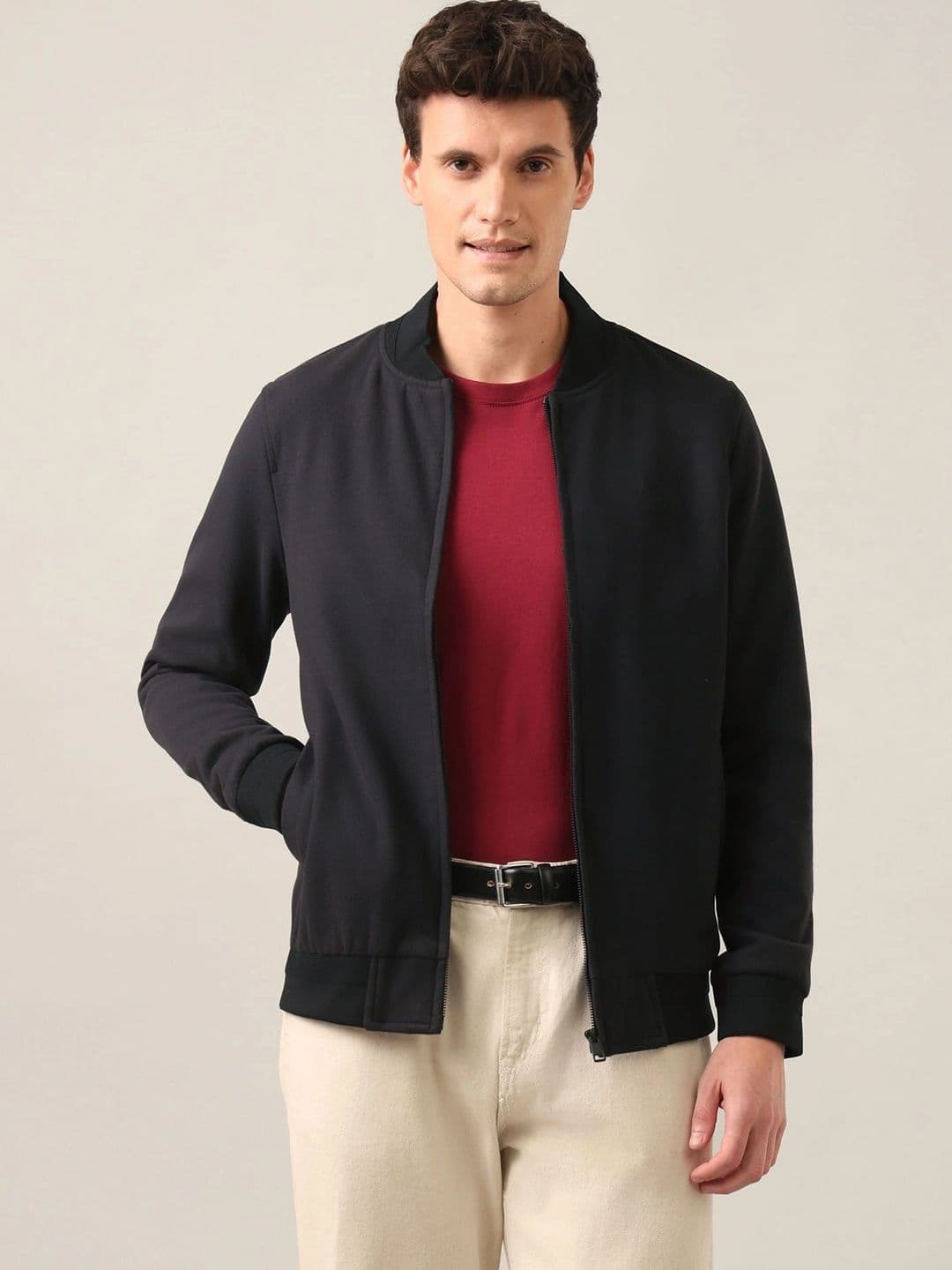 U.S. Polo Assn. Mock Collar Long Sleeves Bomber Jacket - view 1