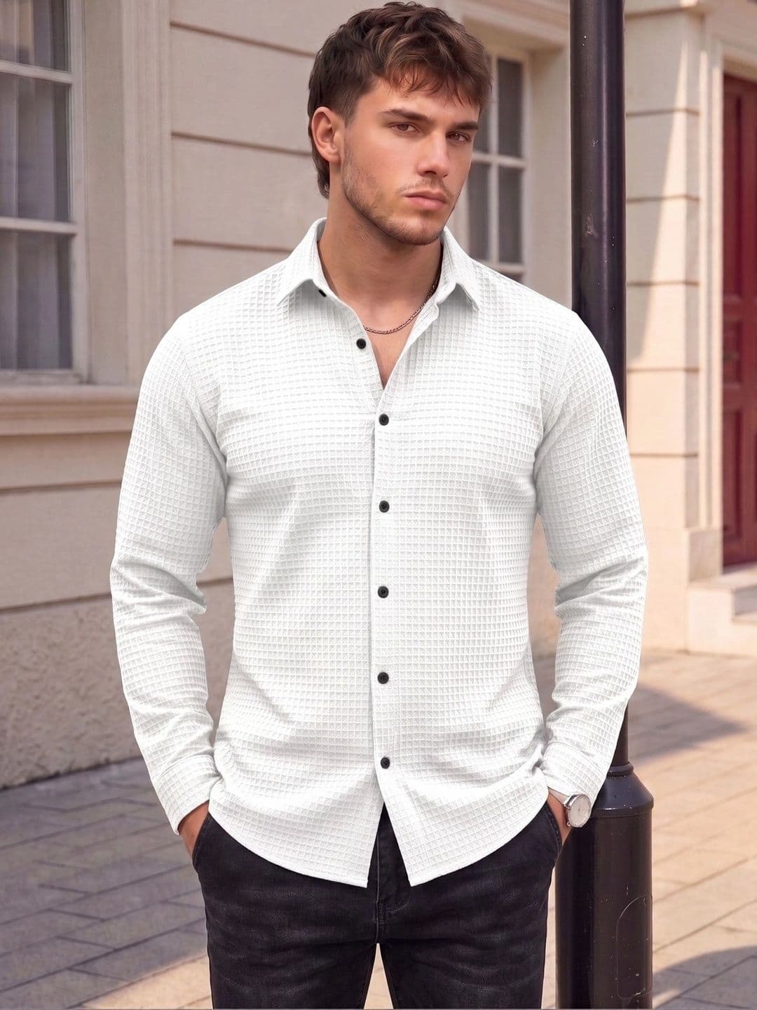 MACSIVO Men Standard Casual Shirt - view 1