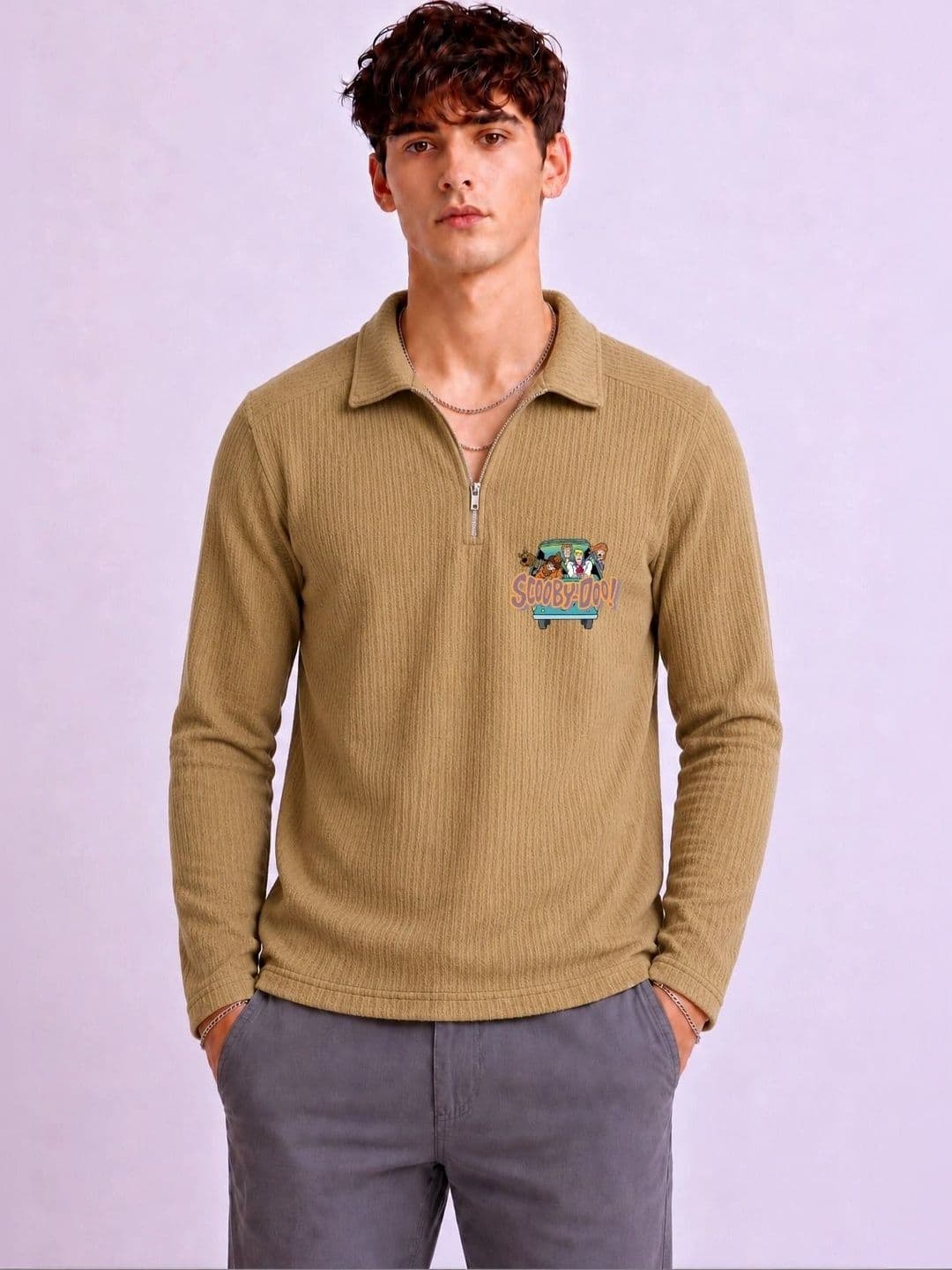 Mobox Men Polo Collar T-shirt - view 1