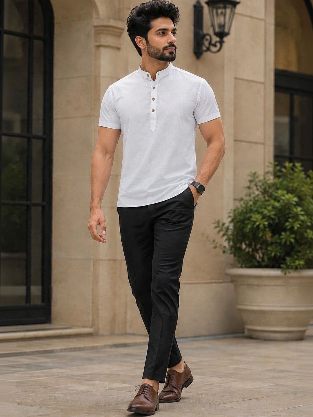 SKYWORRIX Men Kurta - view 1
