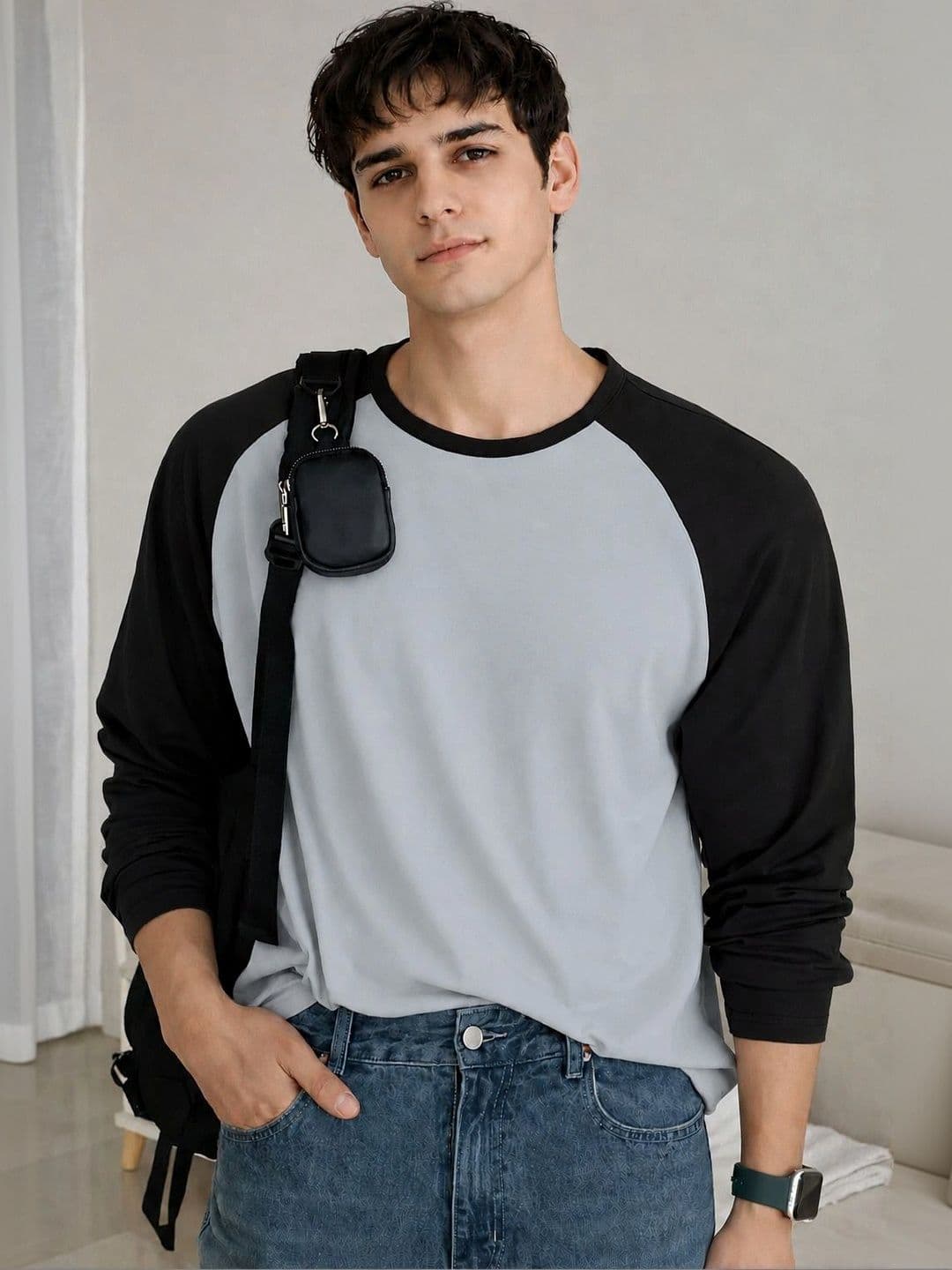 NB Nicky Boy Men Colourblocked T-shirt - view 1