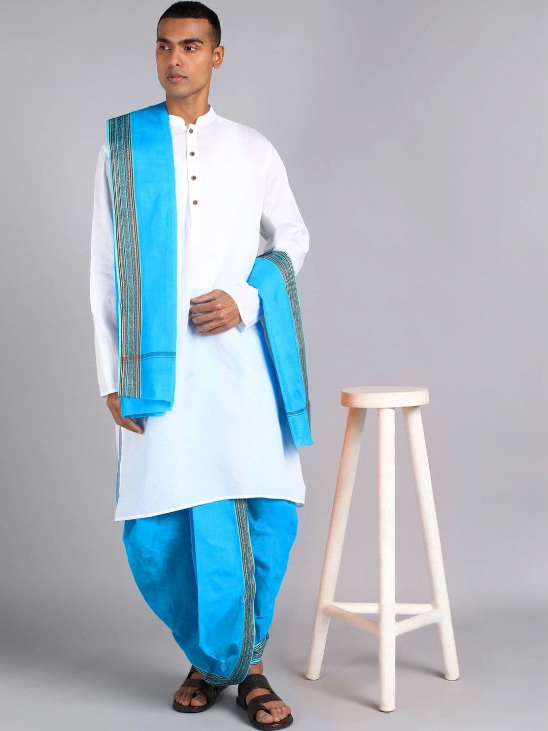 Sac Shree Aparajeet Creations Men Cotton Dhoti Dhotis - view 1