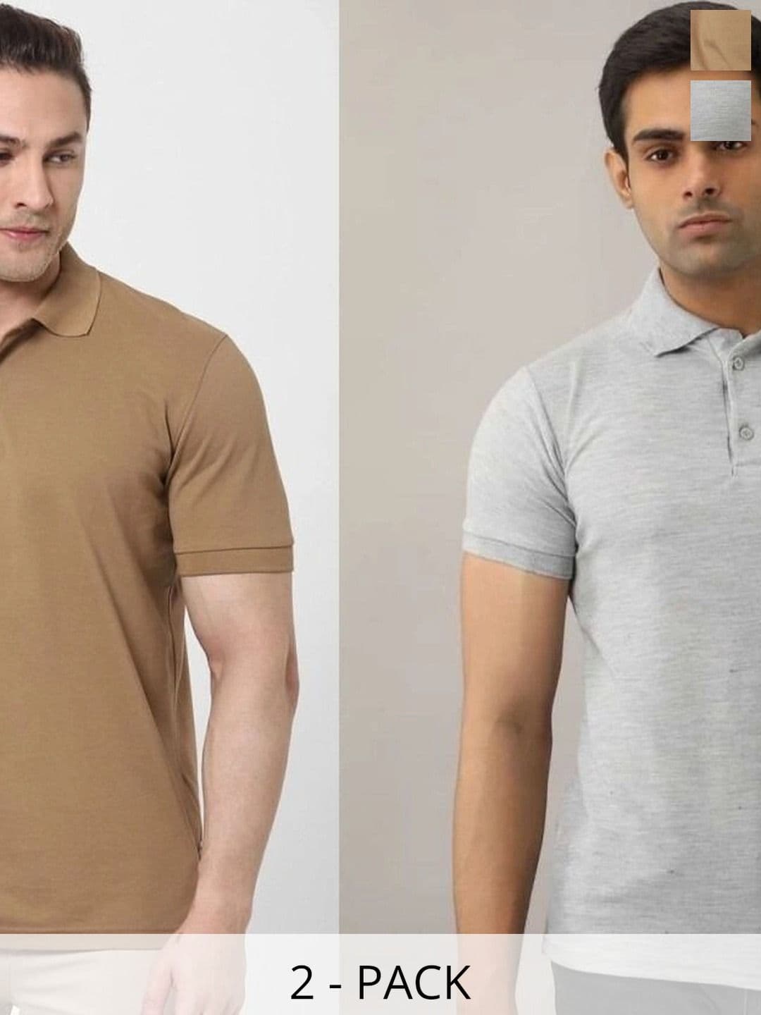 PIXFAB Men 2 Polo Collar Abzorb T-shirt - view 1
