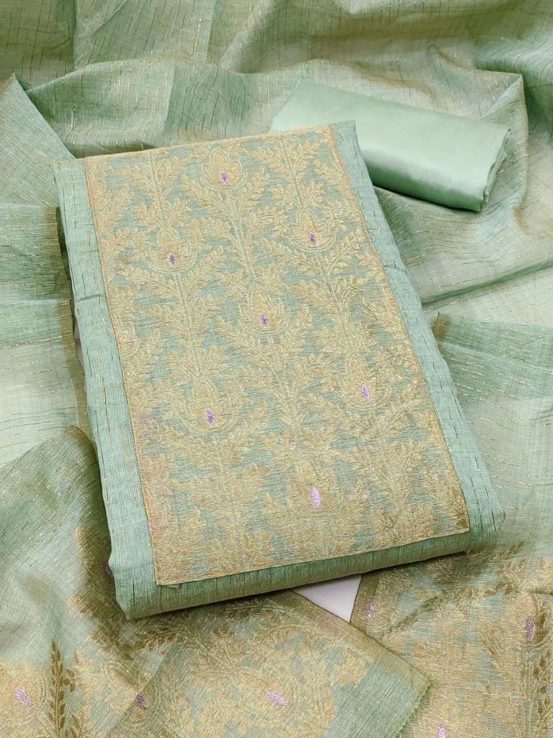 Rangrath Printed Unstitched Dress Material - view 1
