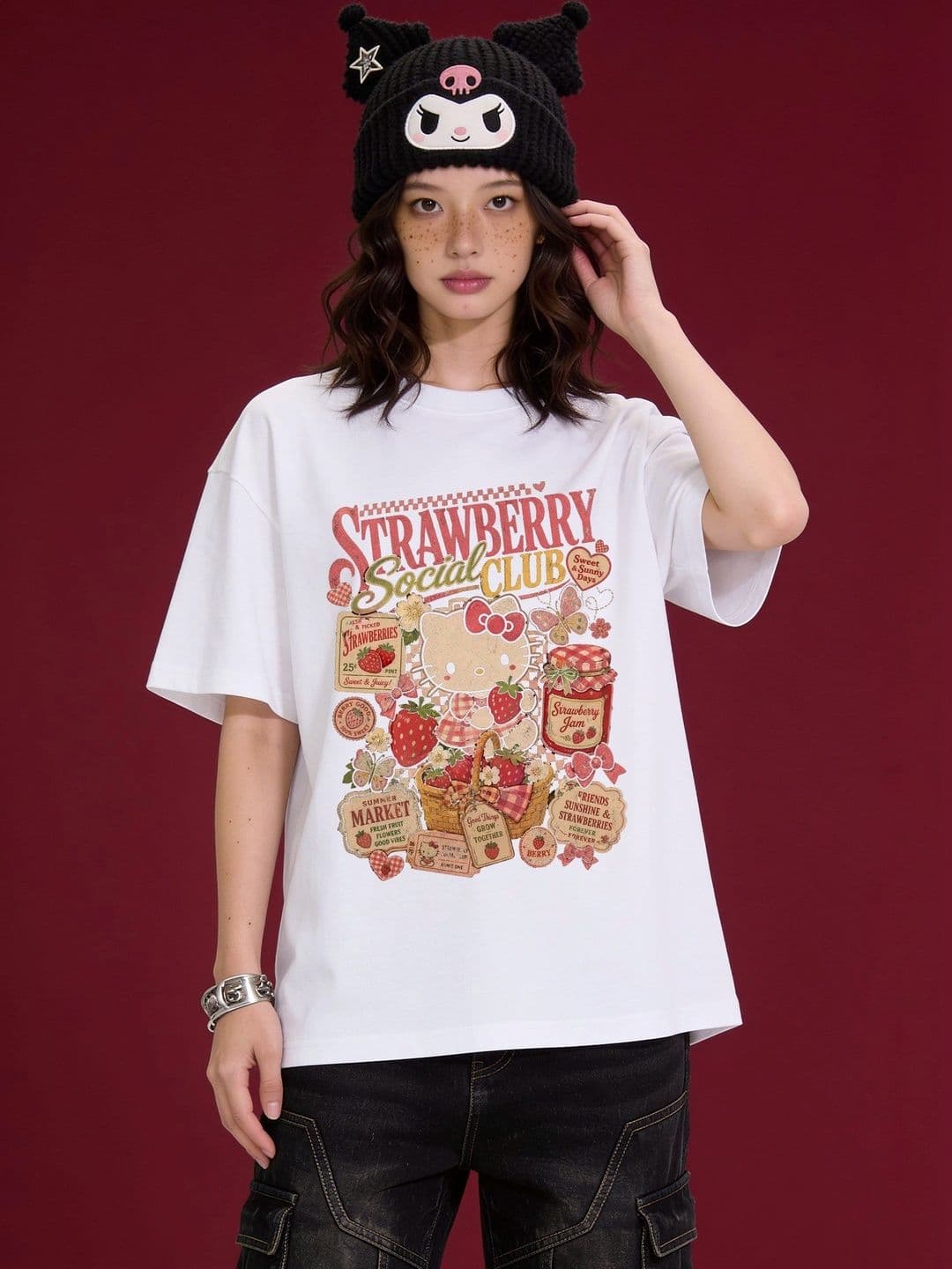 FARDA Unisex Hello Kitty Printed T-shirt - view 1