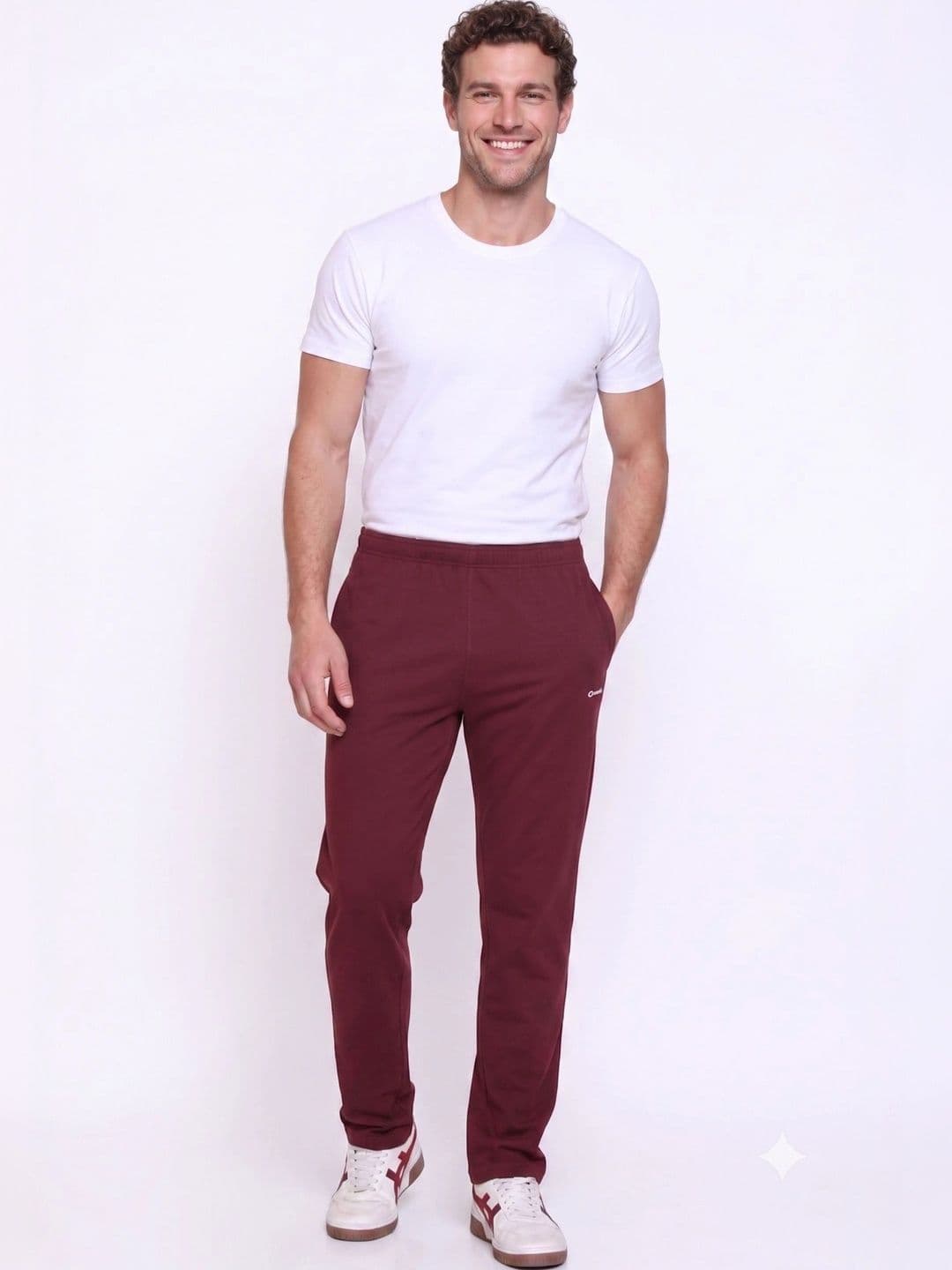 Mast & Harbour Men Regular Fit Brand Logo Track Pants - view 1