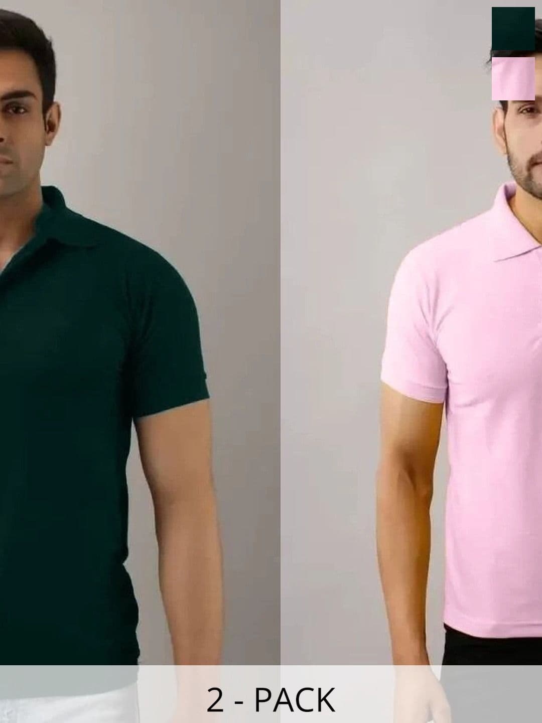 PIXFAB Men 2 Polo Collar Abzorb T-shirt - view 1