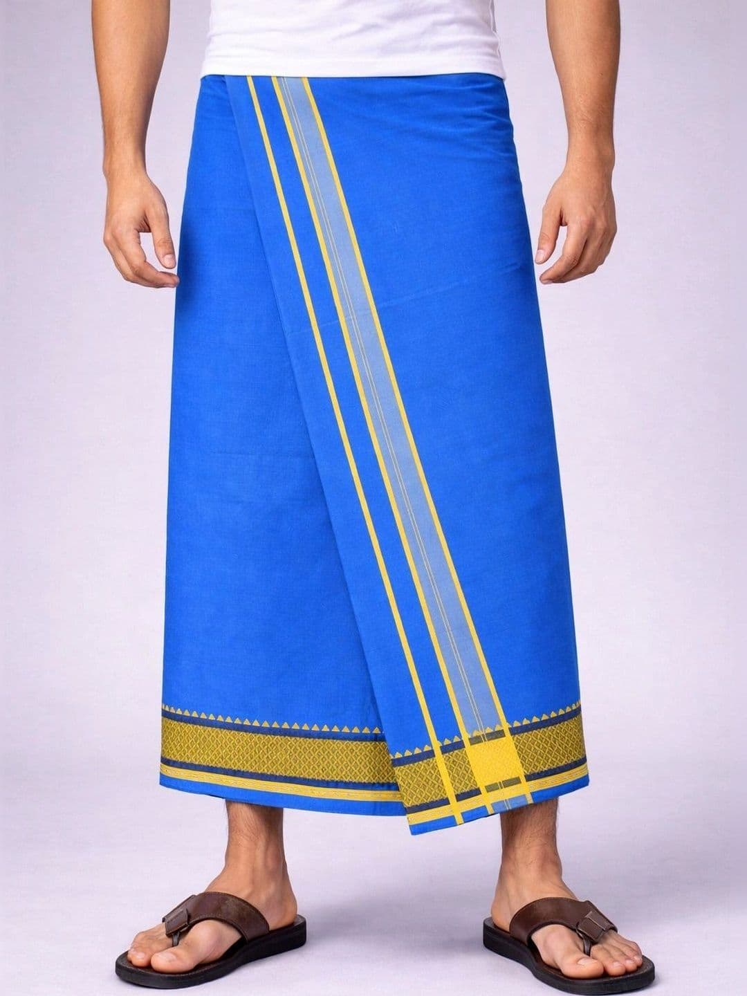 Radhika Handloom Men Cotton Dhoti Dhotis - view 1